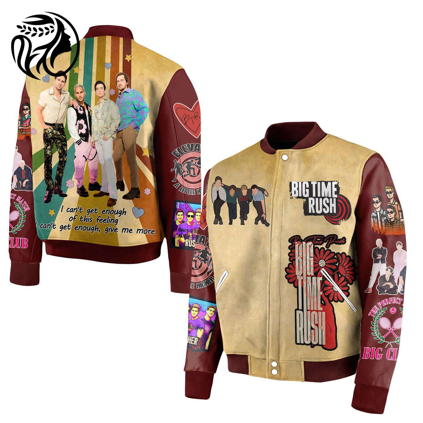Big Time Rush New Premium Baseball Jacket Gift For Fan