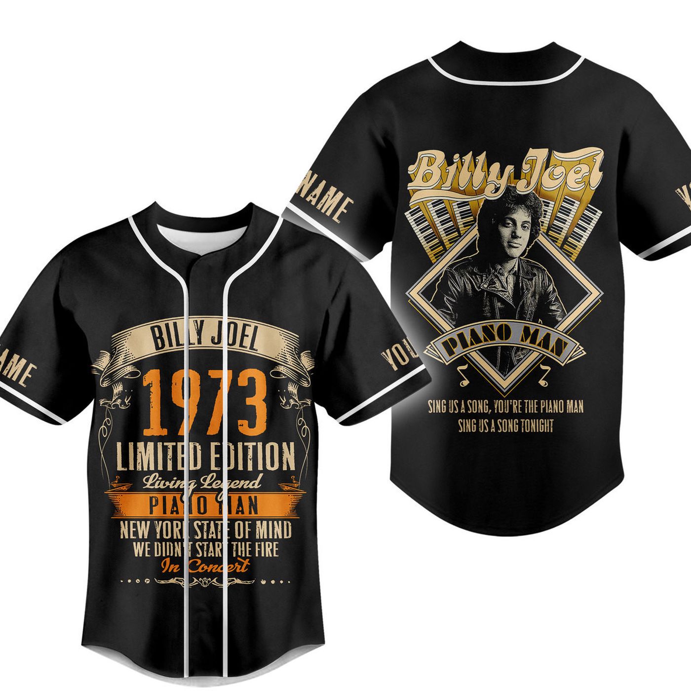 Billy Joel Baseball Jersey For Men Women And Kids Gift