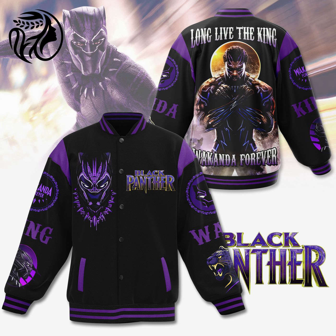 Black Panther New Premium Baseball Jacket Gift For Fan