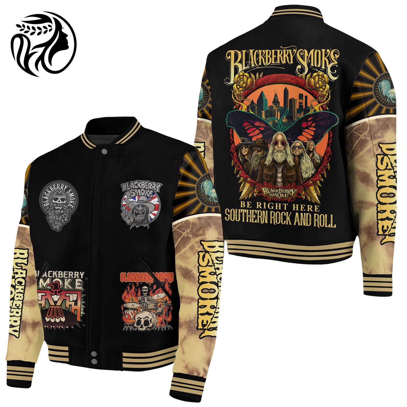 Blackberry Smoke New Premium Baseball Jacket Gift For Fan