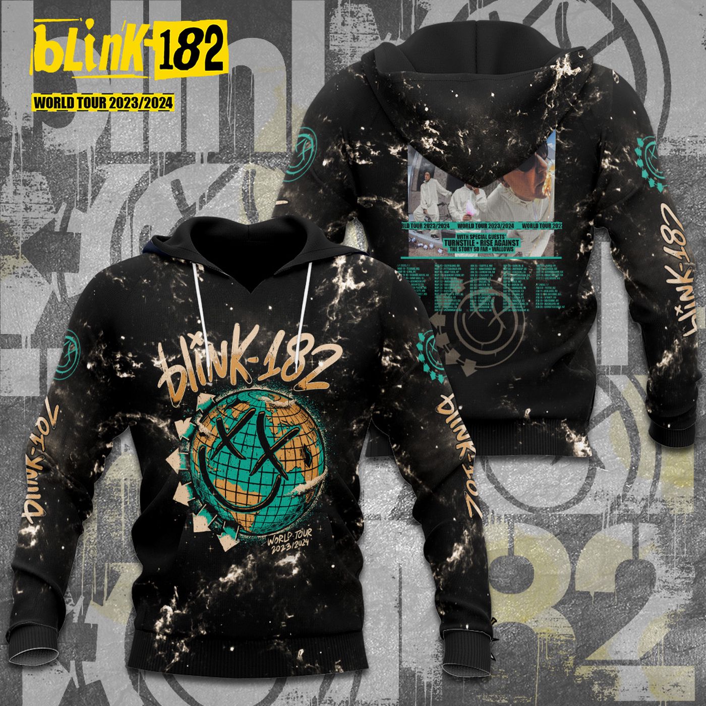 Blink-182 3D T-Shirt Sweatshirt & Hoodie  – Gift for Women: Engaging Band Merchandise for Fans!