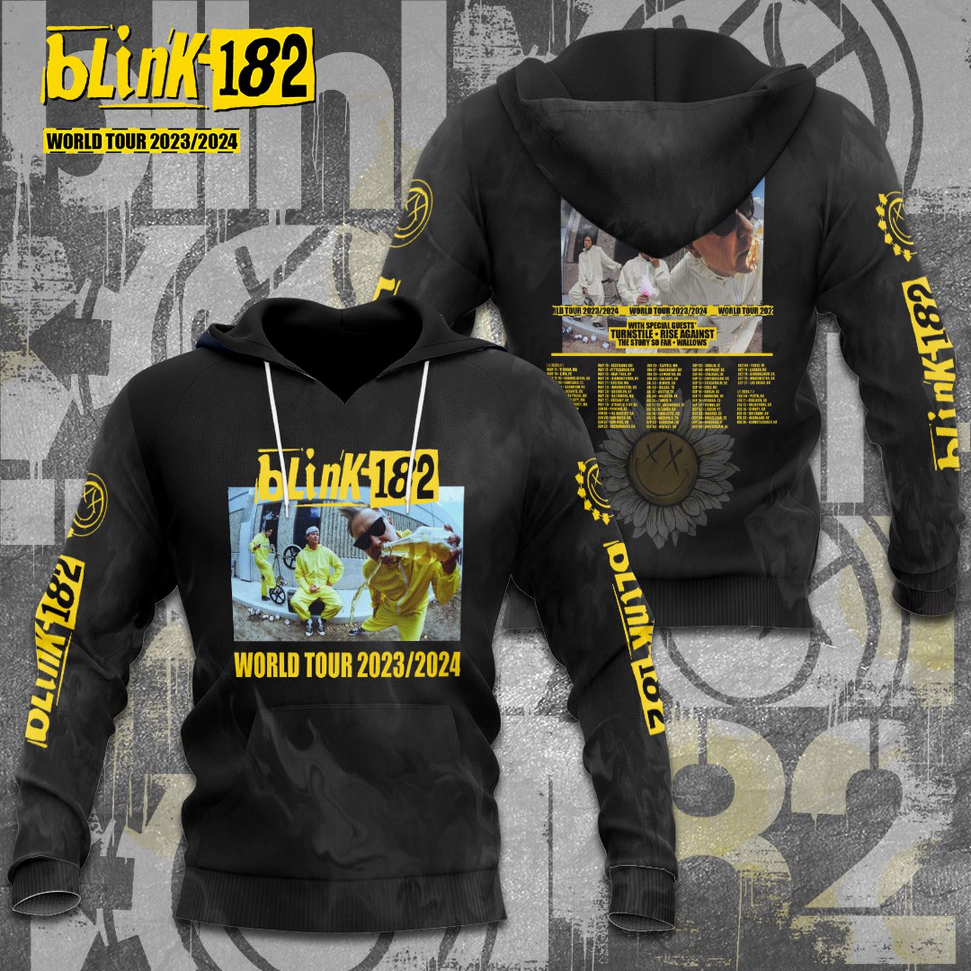 Blink-182 3D T-Shirt Sweatshirt & Hoodie  – Gift for Women: Unique and Stylish Merchandise with 3D Design