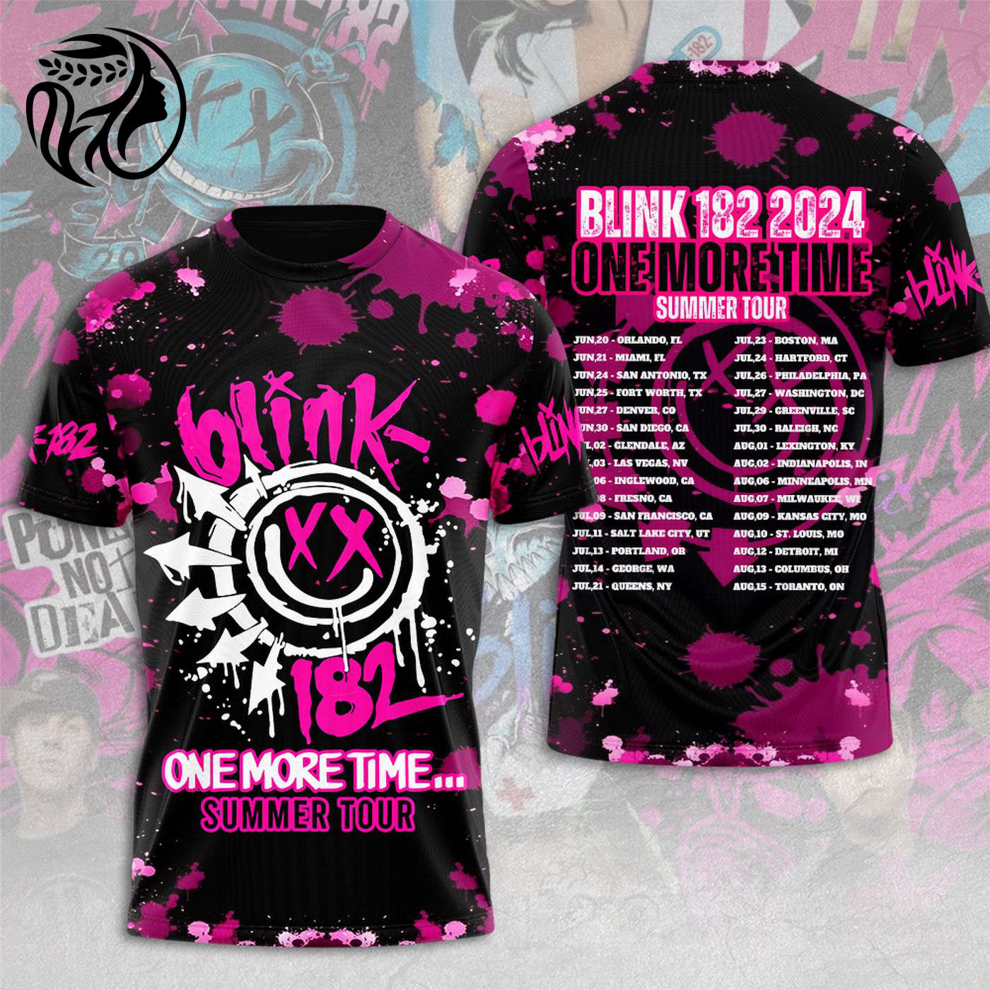 Blink-182 3D Merch: Stylish T-Shirt Sweatshirt & Hoodie Collection