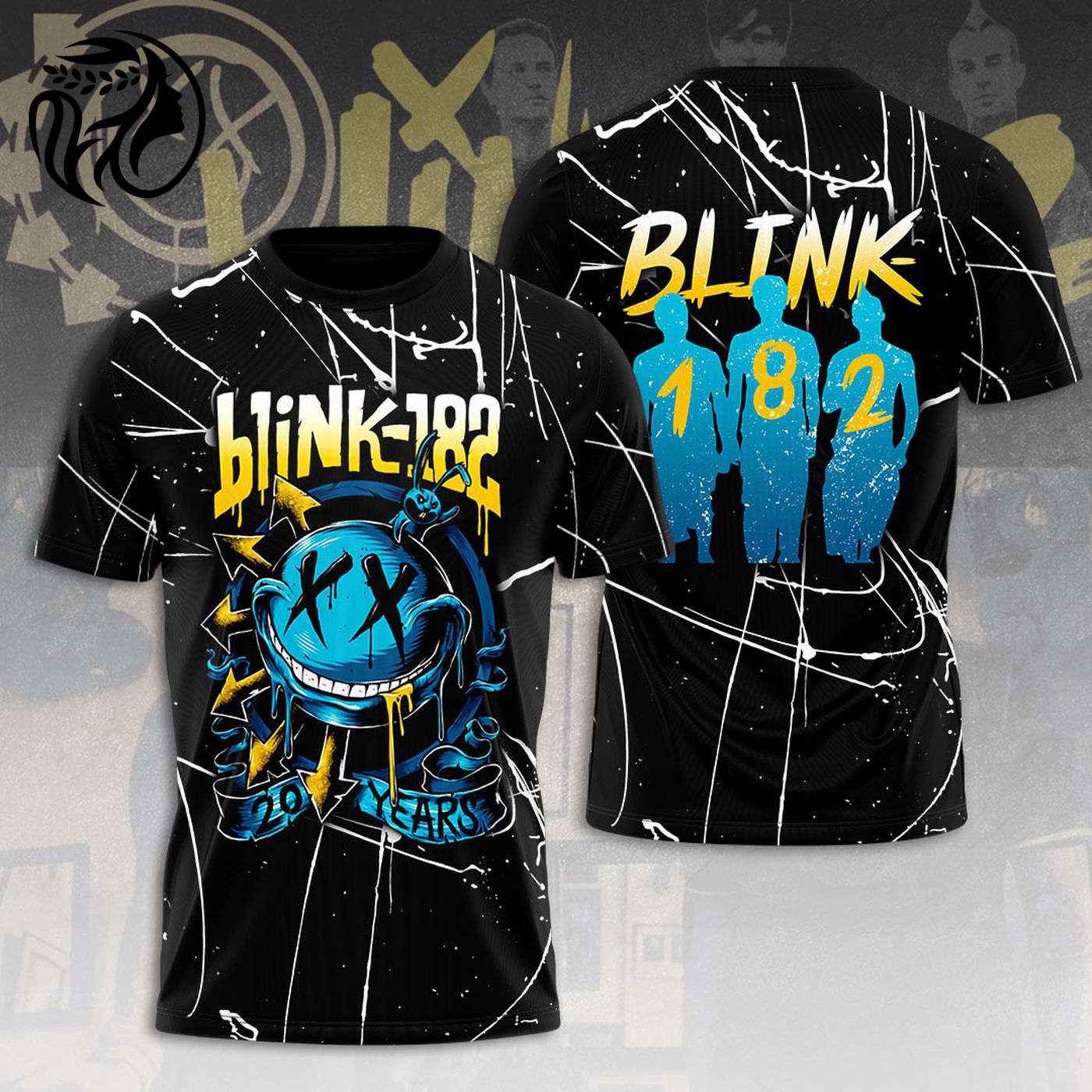 Blink-182 3D T-Shirt – VANDH 427: Trendy Graphic Tee to Rock Your Style!