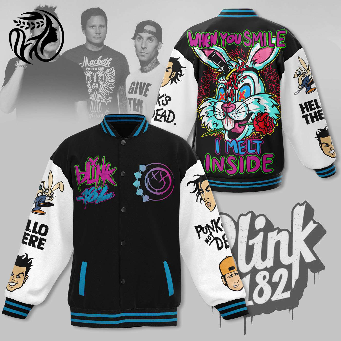 Blink New Premium Baseball Jacket Gift For Fan