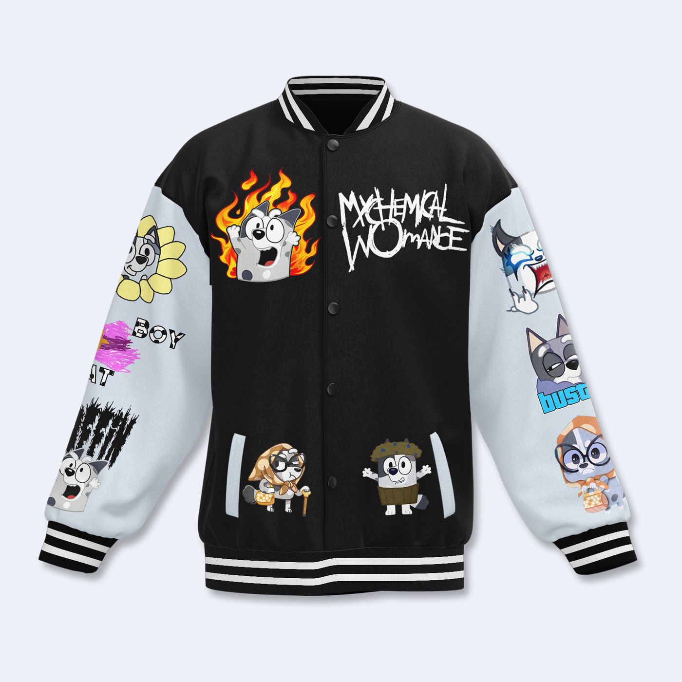 Bluey New Premium Baseball Jacket Gift For Fan Bluey New Premium Baseball Jacket Gift For Fan