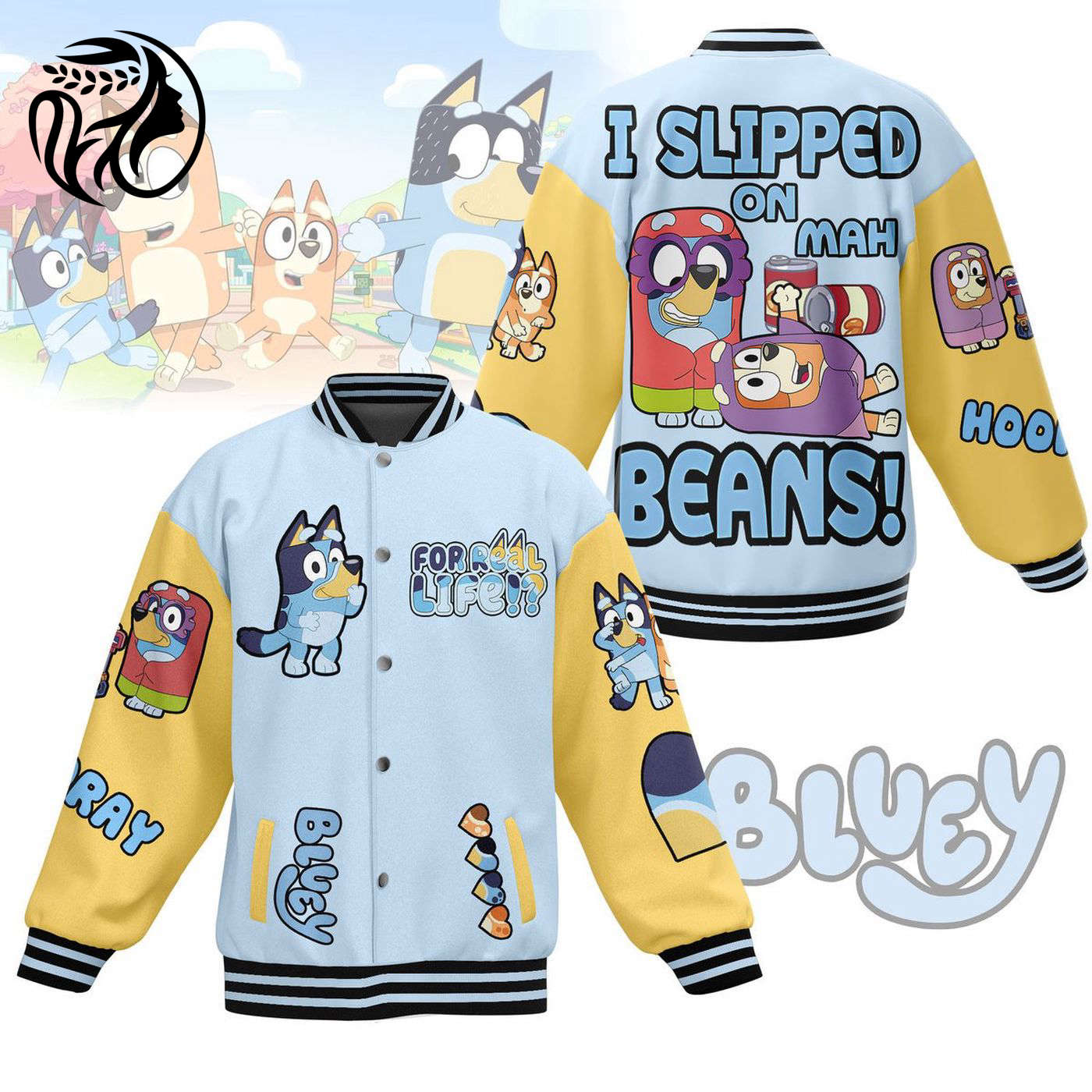 Bluey New Premium Baseball Jacket Gift For Fan