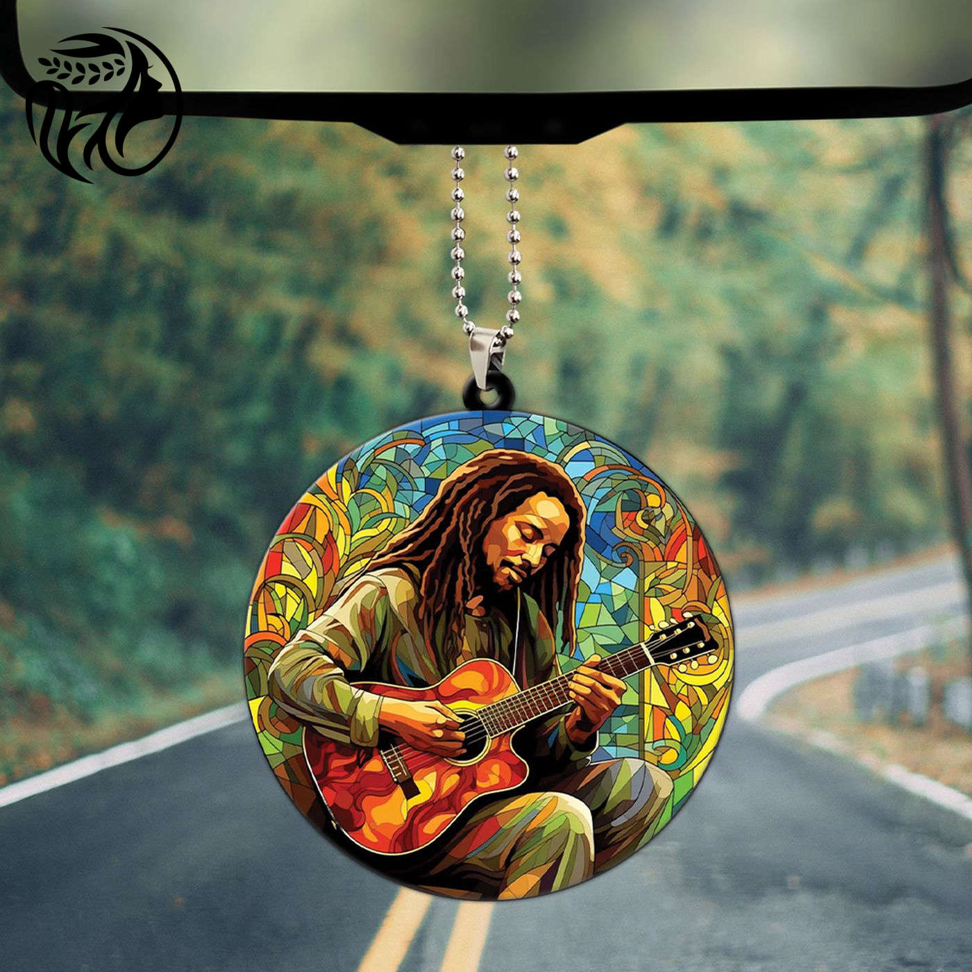Bob Marley Custom Shape-sided Acrylic Car Ornament  – Gift for Christmas Day