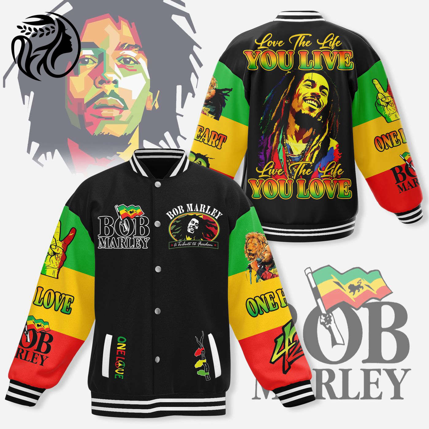 Bob Marley New Premium Baseball Jacket Gift For Fan
