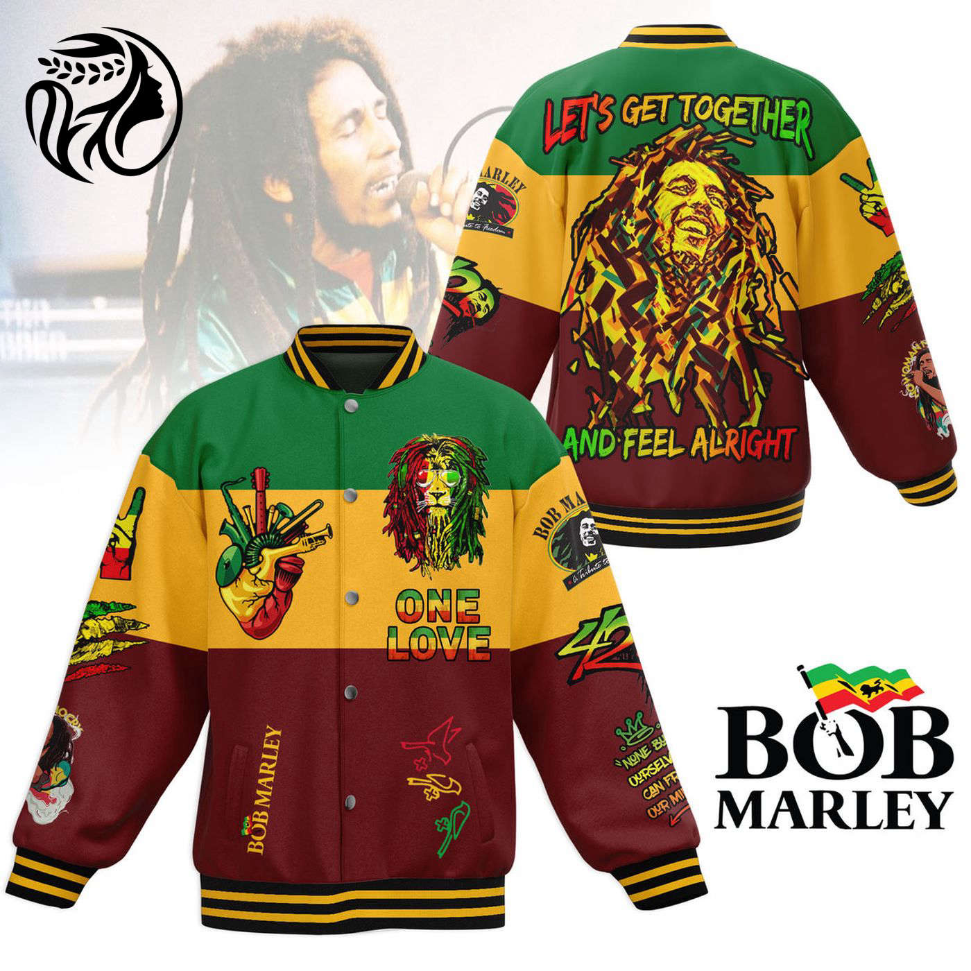 Bob Marley New Premium Baseball Jacket Gift For Fan