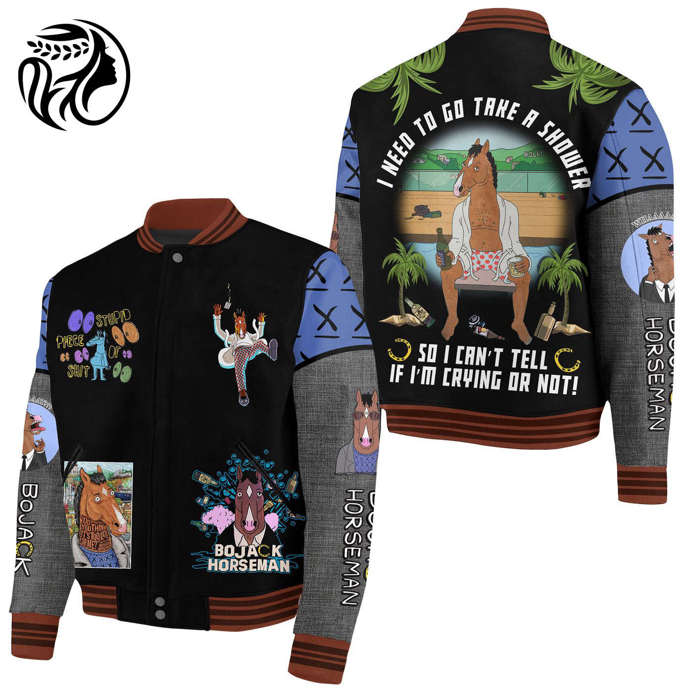 BoJack Horseman New Premium Baseball Jacket Gift For Fan