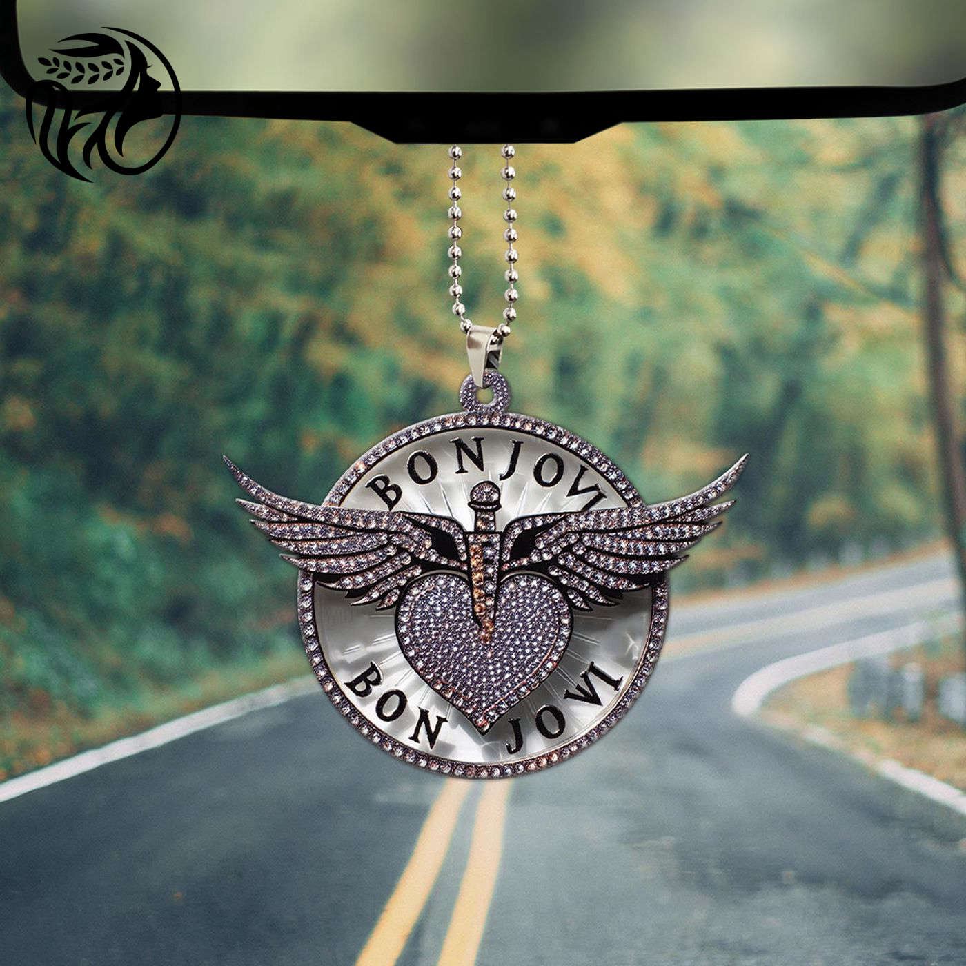 Bon Jovi Custom Shape-sided Acrylic Car Ornament