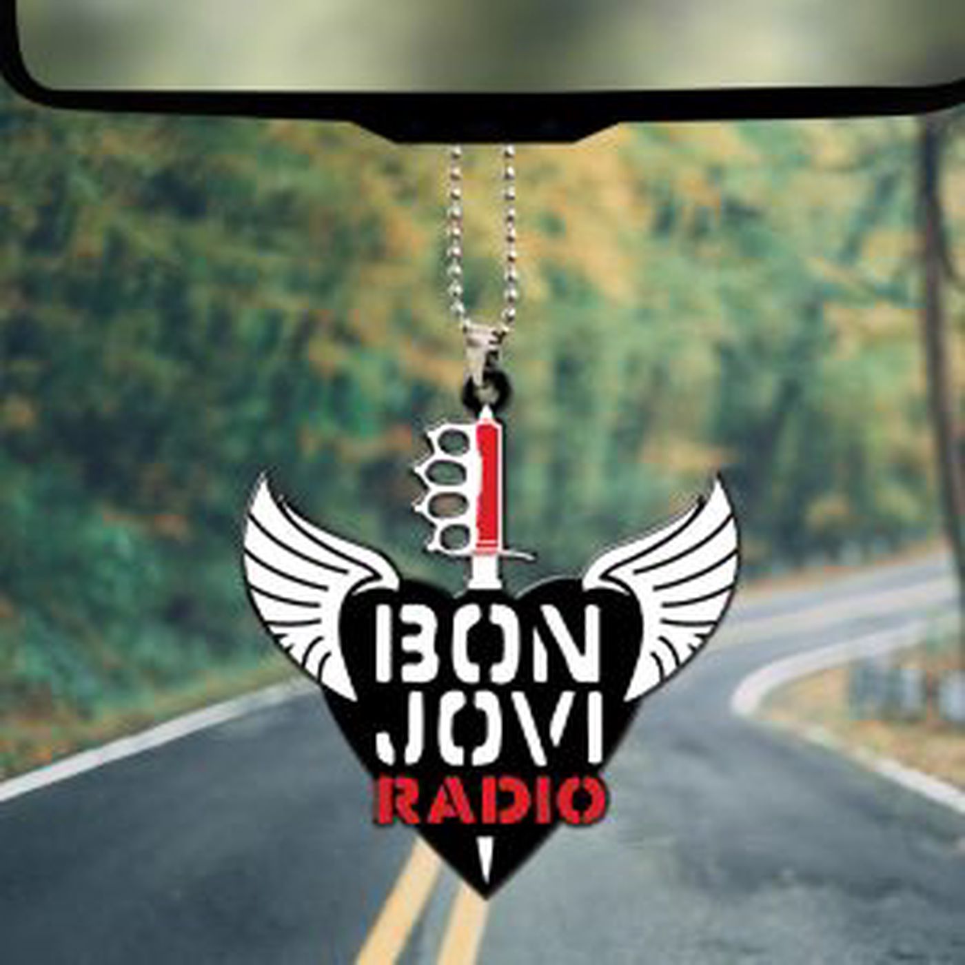 Bon Jovi Custom Shape-sided Acrylic Car Ornament Bon Jovi Custom Shape-sided Acrylic Car Ornament