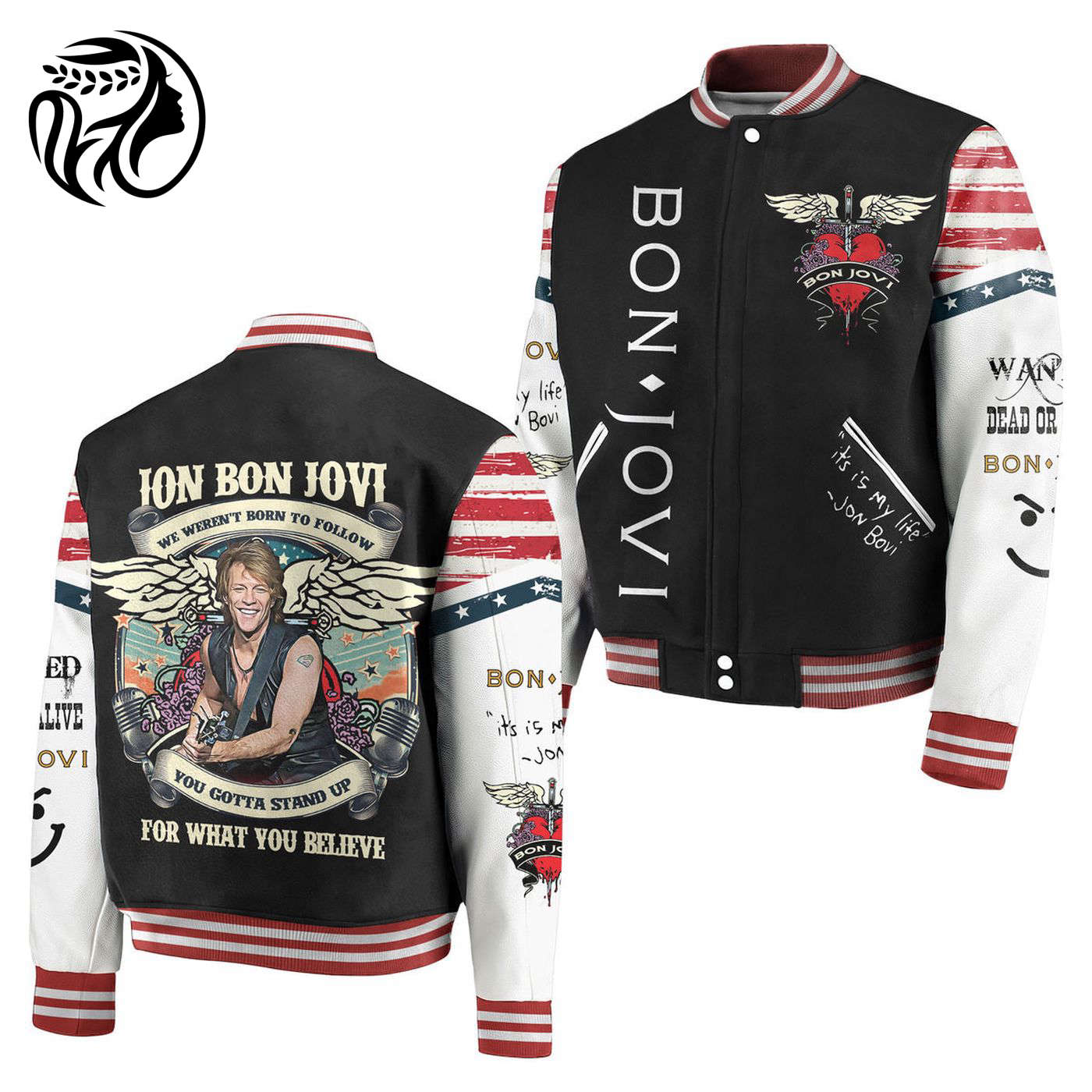 Bon Jovi New Premium Baseball Jacket Gift For Fan