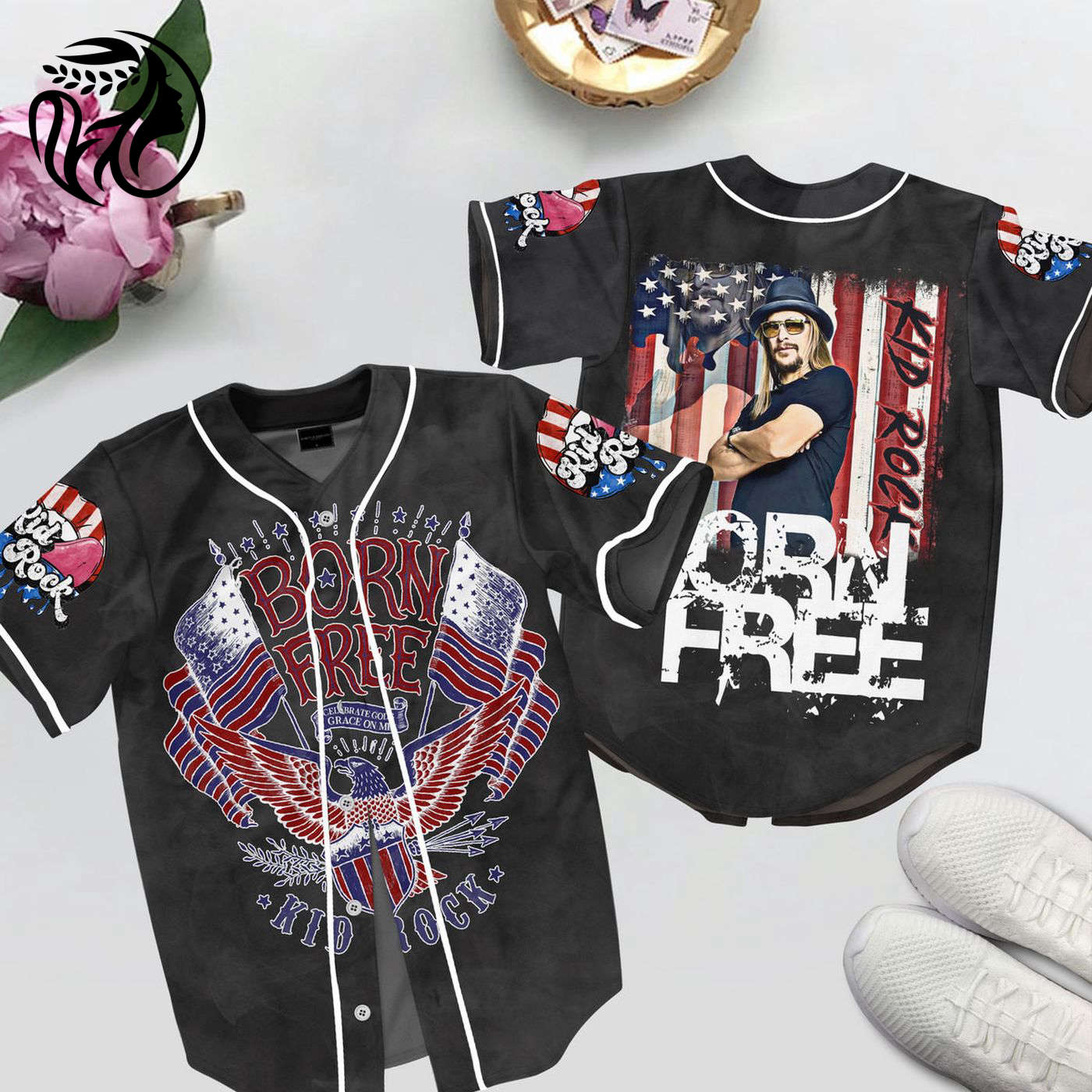 Born Free Baseball Jersey For Men Women And Kids Gift