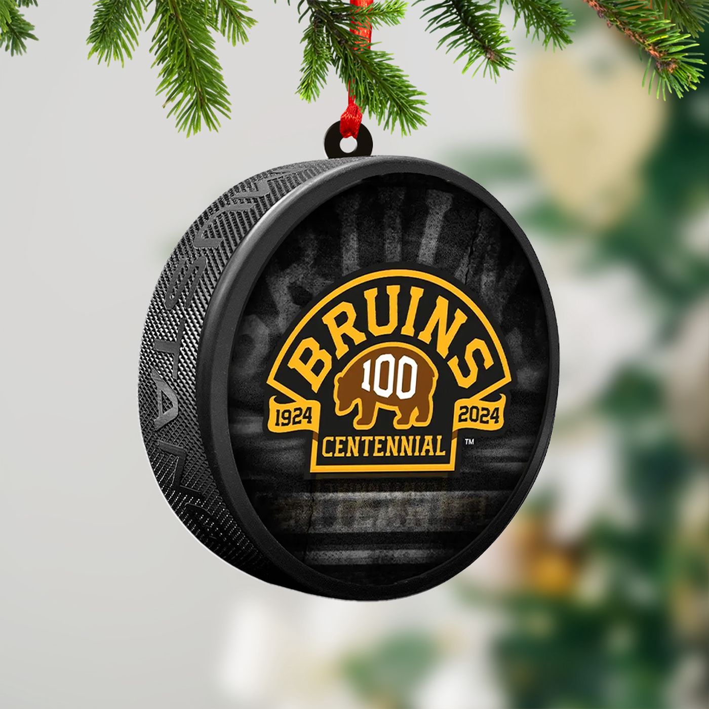 Boston Bruins 2-Side Printed Acrylic Ornament  – Gift for Christmas Day