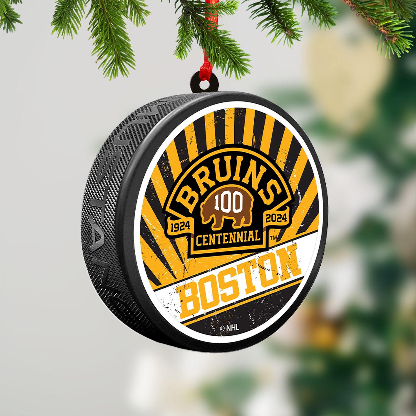 Boston Bruins 2-Side Printed Acrylic Ornament  – Gift for Christmas Day