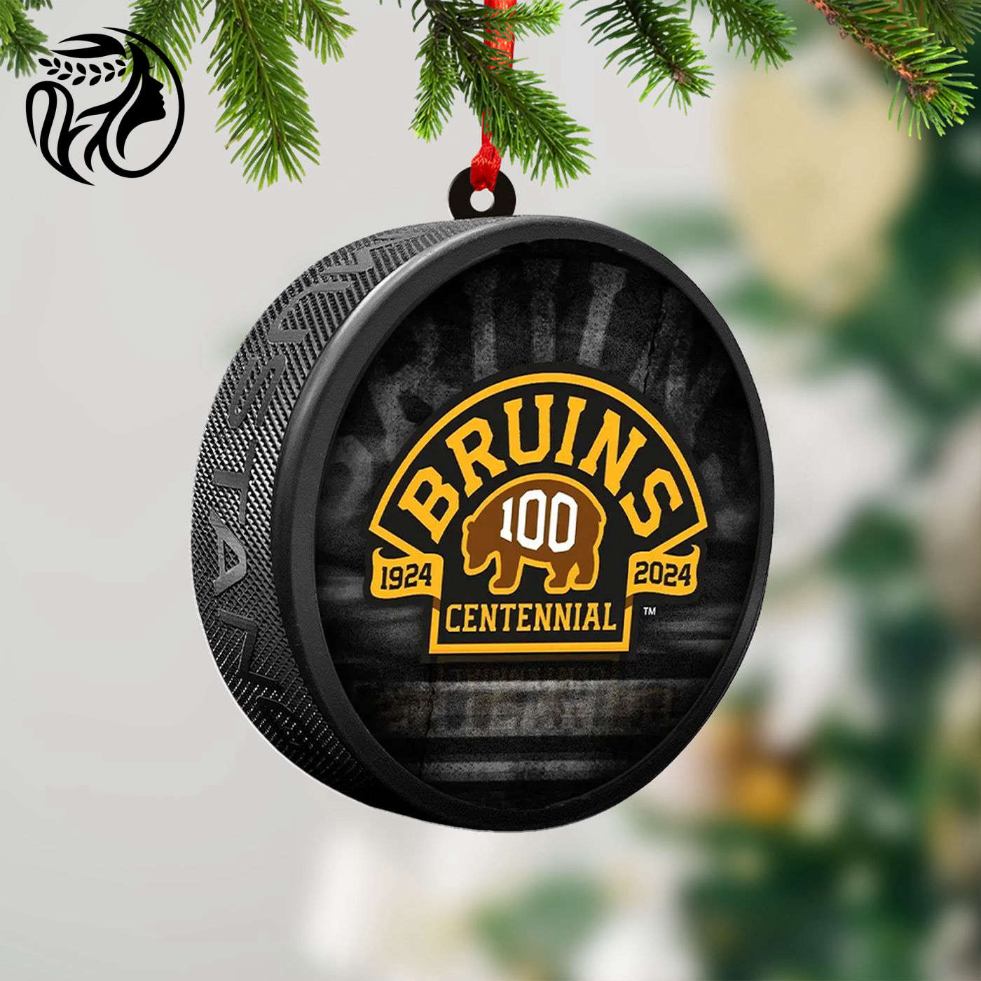 Boston Bruins 2-Side Printed Acrylic Ornament  – Gift for Christmas Day