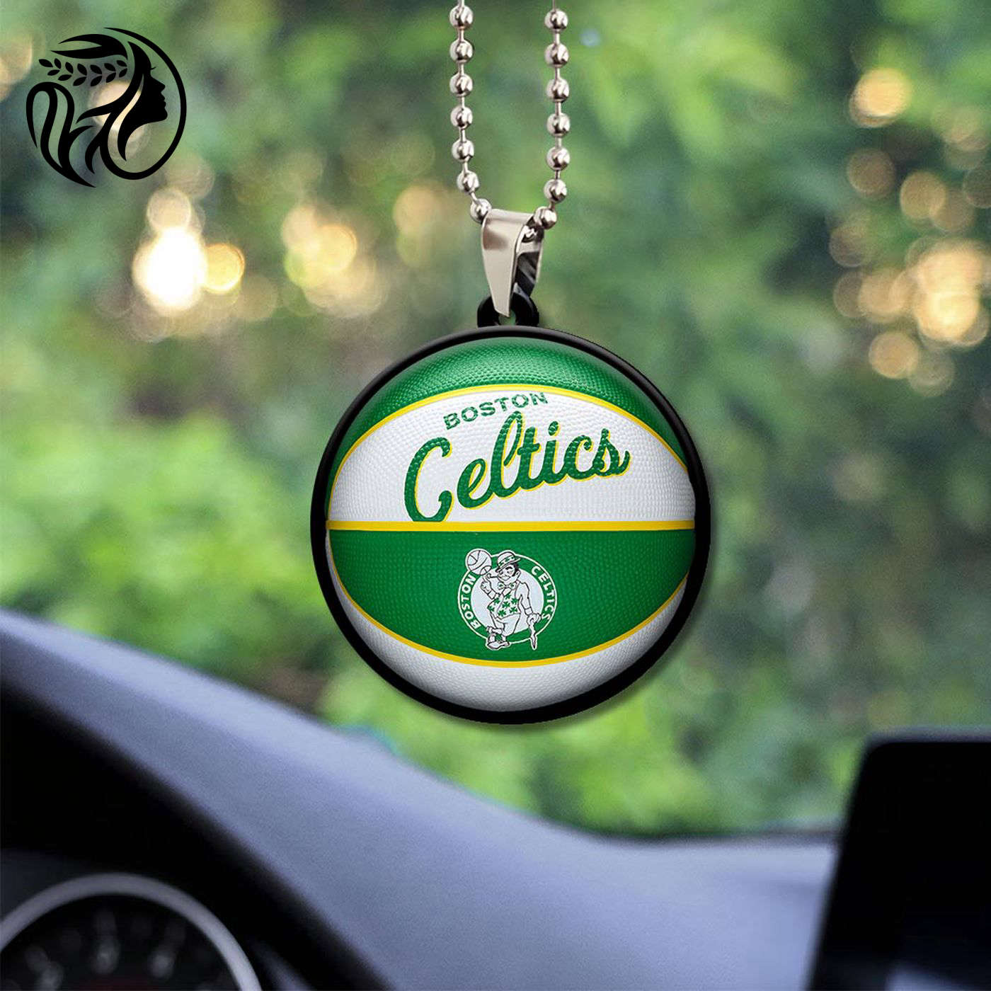 Boston Celtics Custom Shape-sided Acrylic Car OrnamentGift