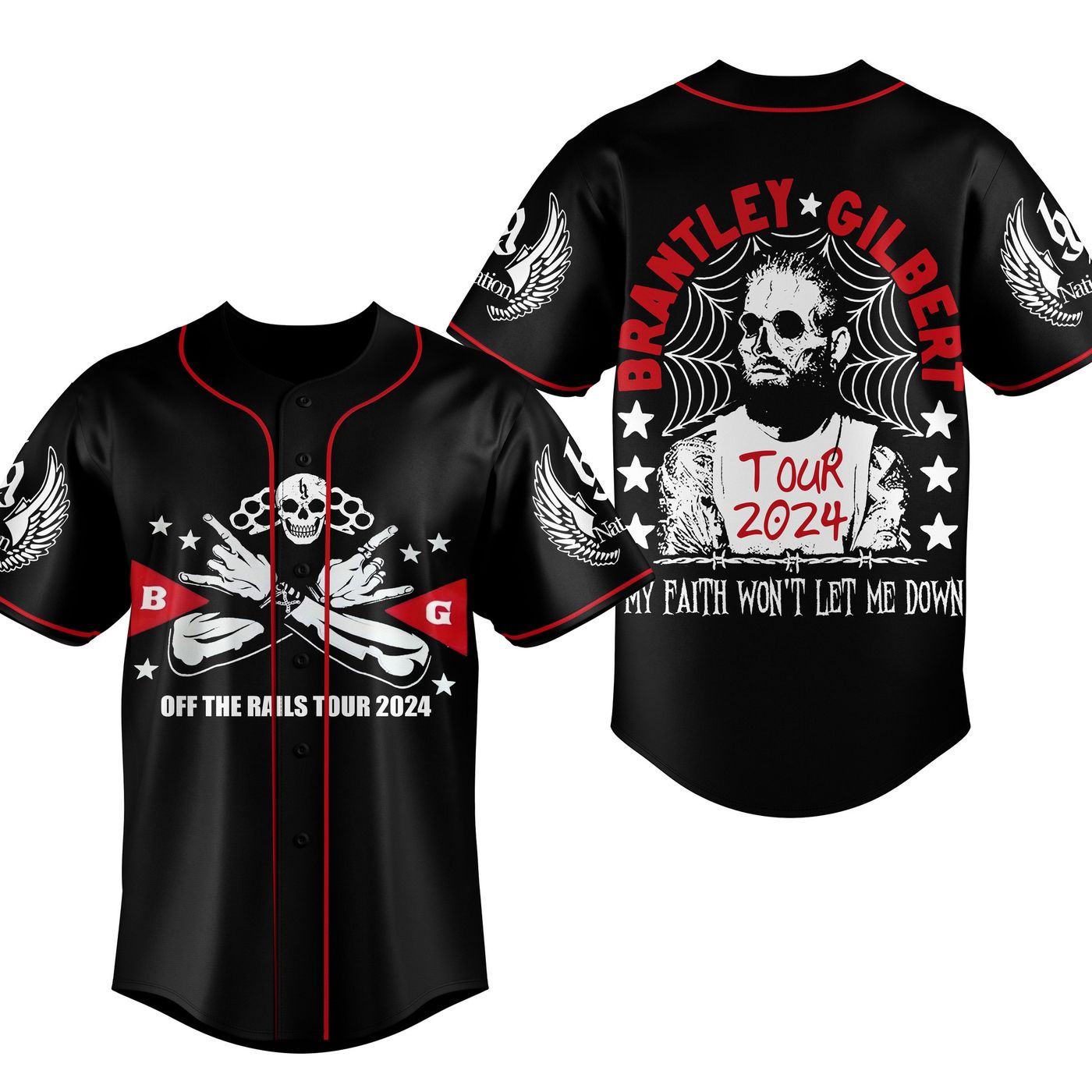 Brantley Gilbert Baseball Jersey For Men Women And Kids Gift