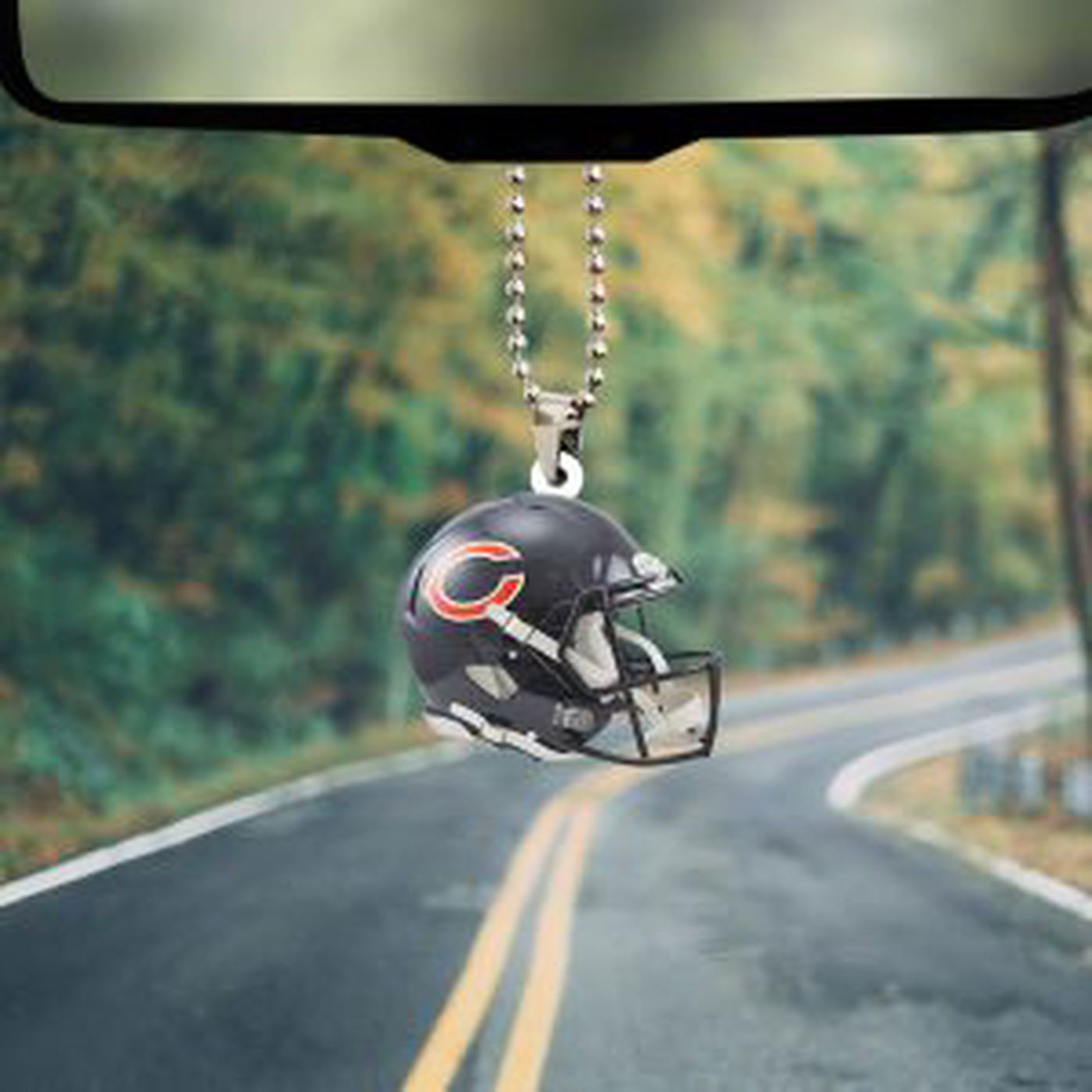 Chicago Bears Custom Shape-sided Acrylic Car Ornament Chicago Bears Custom Shape-sided Acrylic Car Ornament