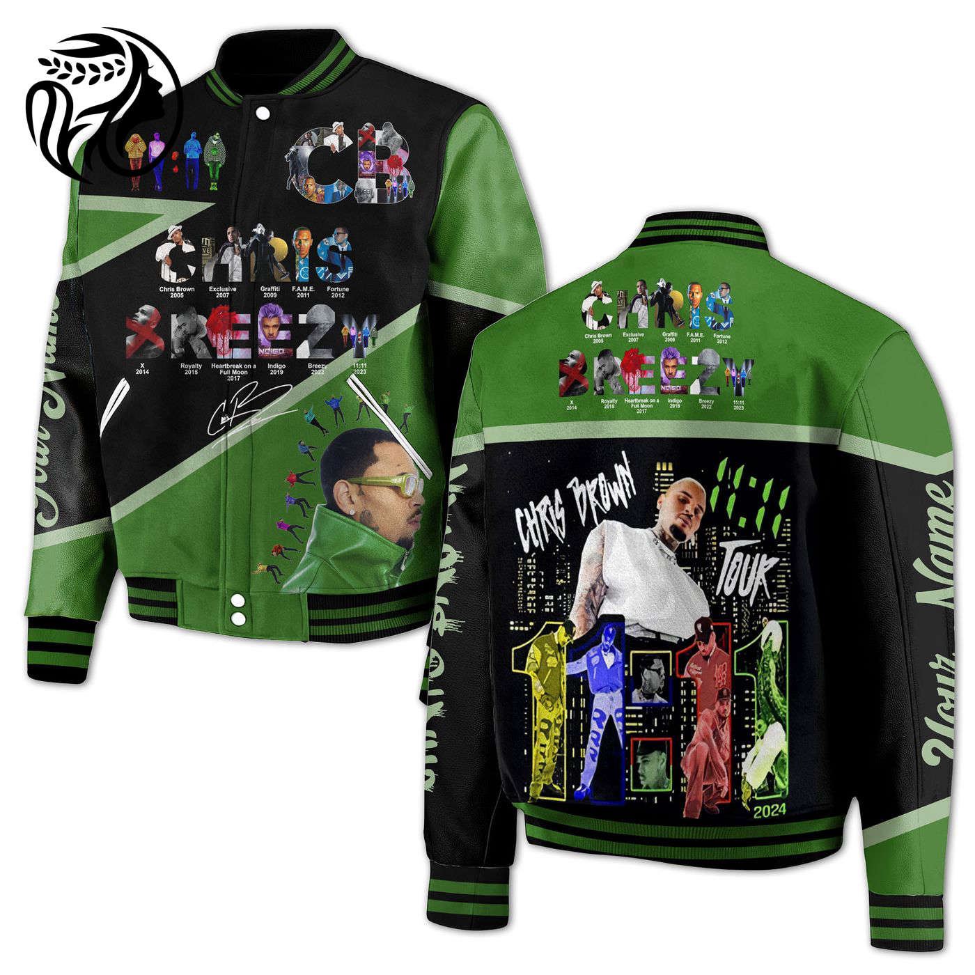 Chris Brown New Premium Baseball Jacket Gift For Fan