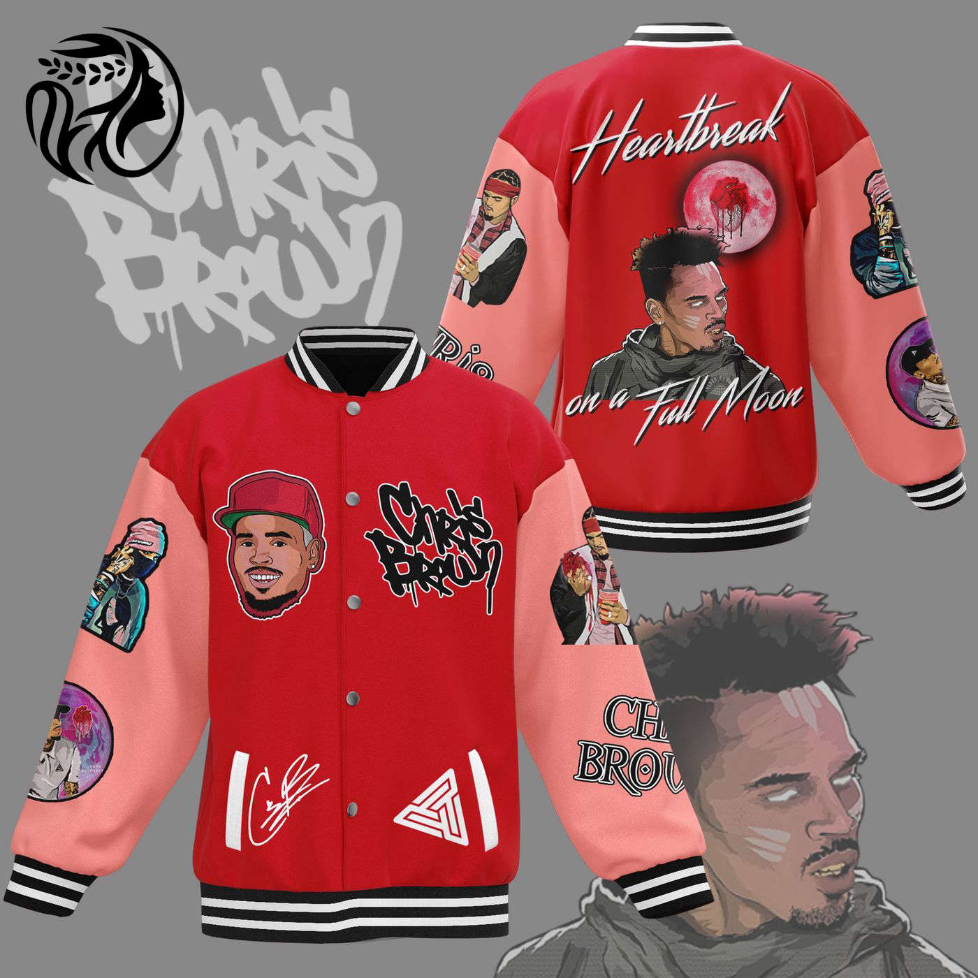 Chris Brown New Premium Baseball Jacket Gift For Fan