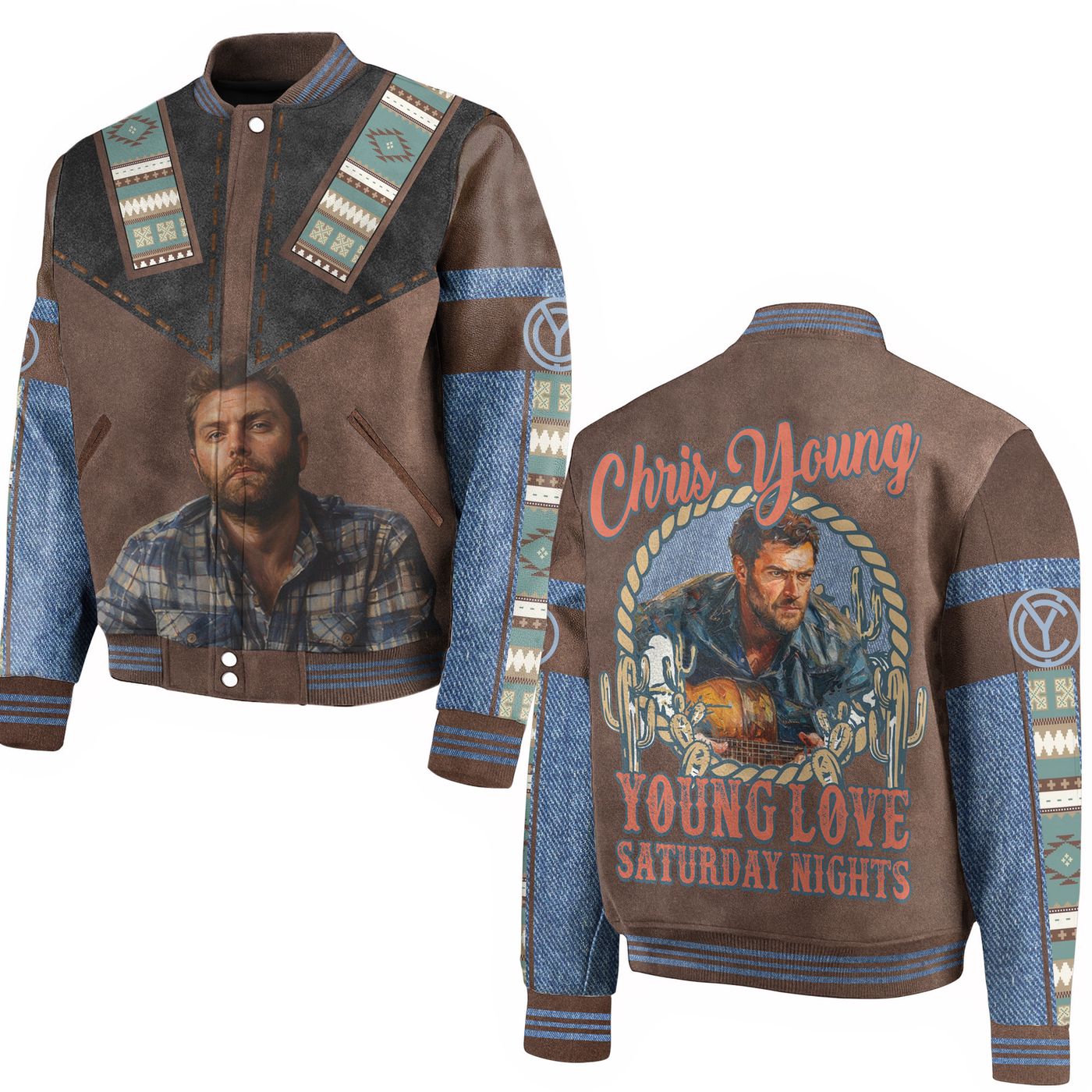 Chris Young New Premium Baseball Jacket Gift For Fan Chris Young New Premium Baseball Jacket Gift For Fan