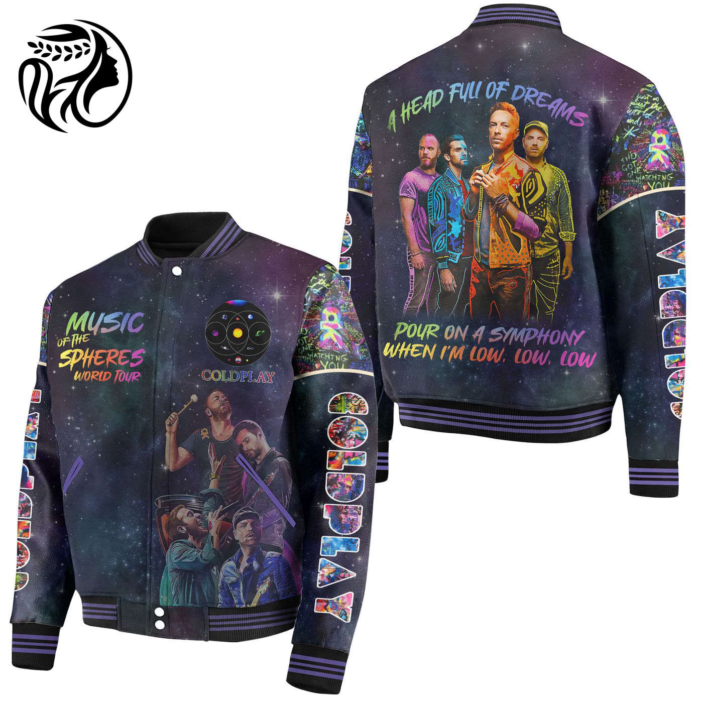 Coldplay New Premium Baseball Jacket Gift For Fan