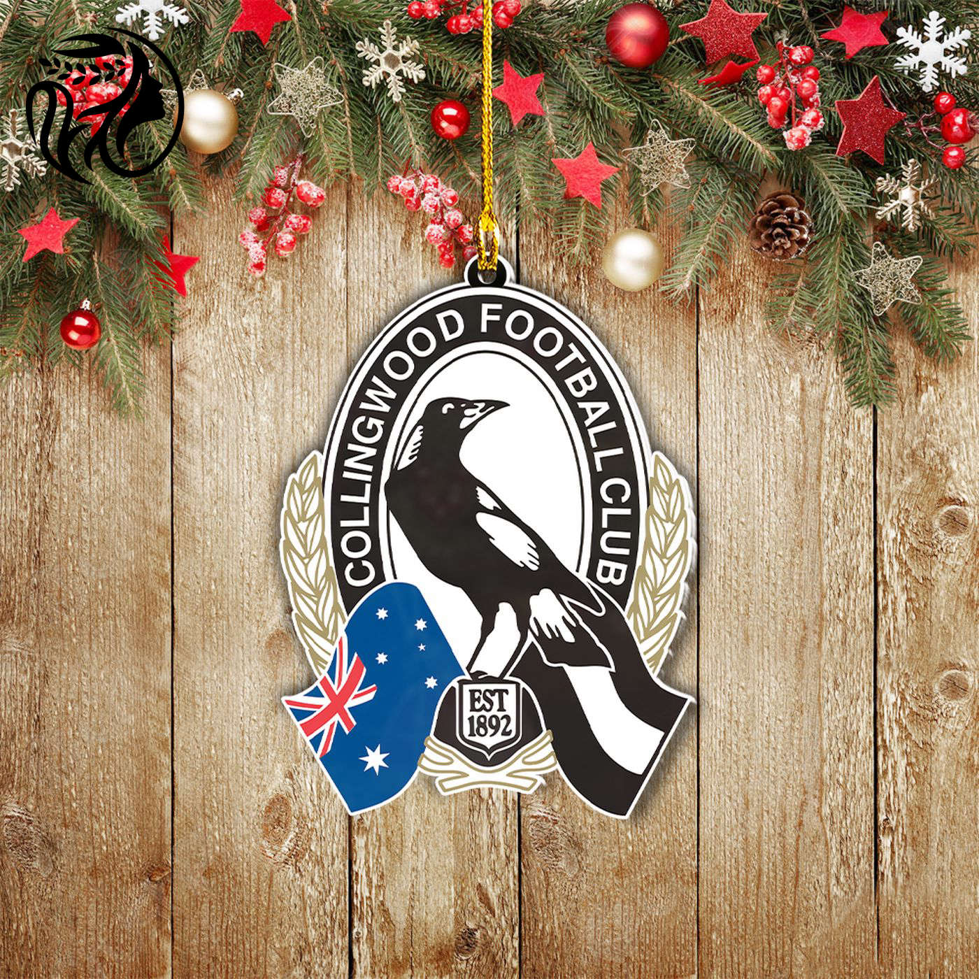 Collingwood FC 2-Side Printed Acrylic Ornament – VIETDQ0225