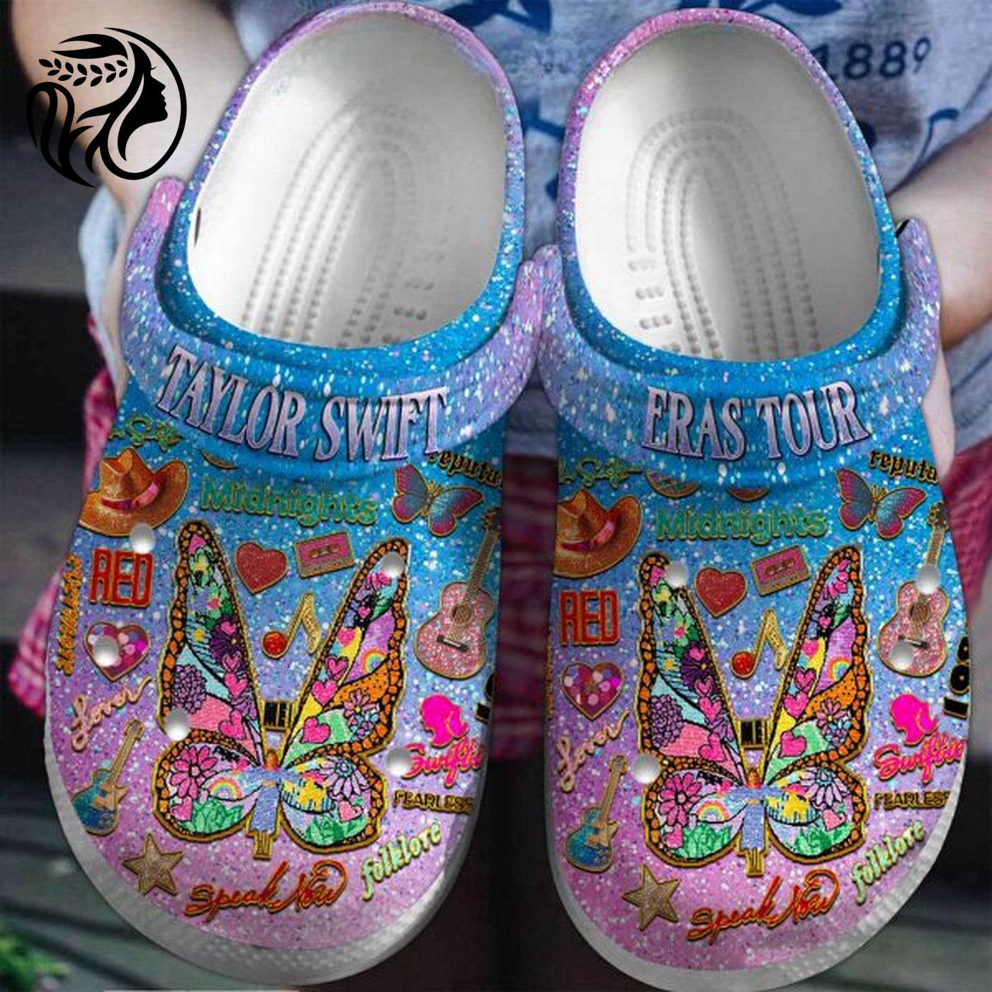 Get Stylish with Colorful Taylor Swift The Eras Tour Classic Clogs – Perfect Gift for Swifties!