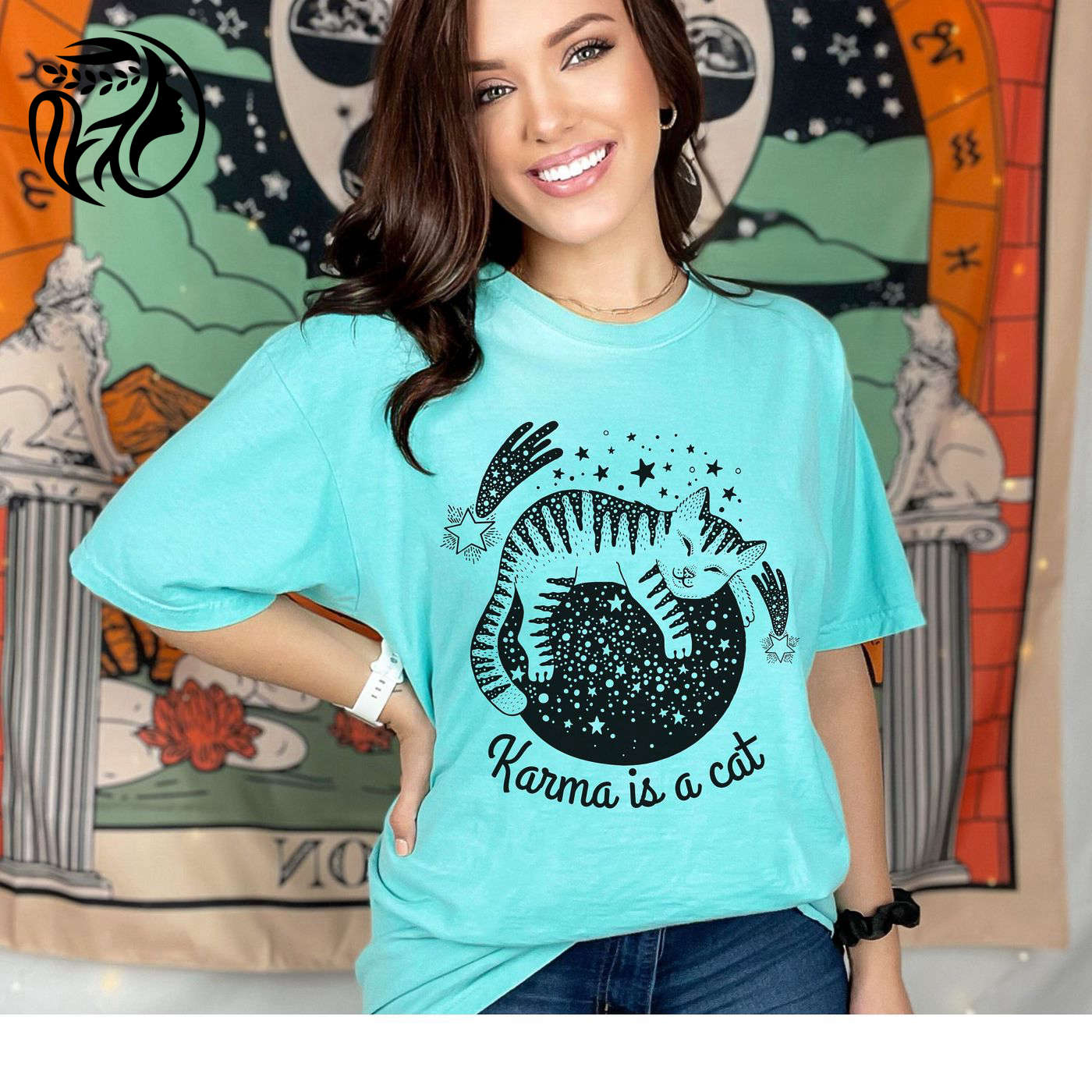 Taylor Swift Lyrics Cat Shirt: Comfort Colors Anti Hero Tee – Midnight Meetup Gift for Swiftie Eras Tour Merch