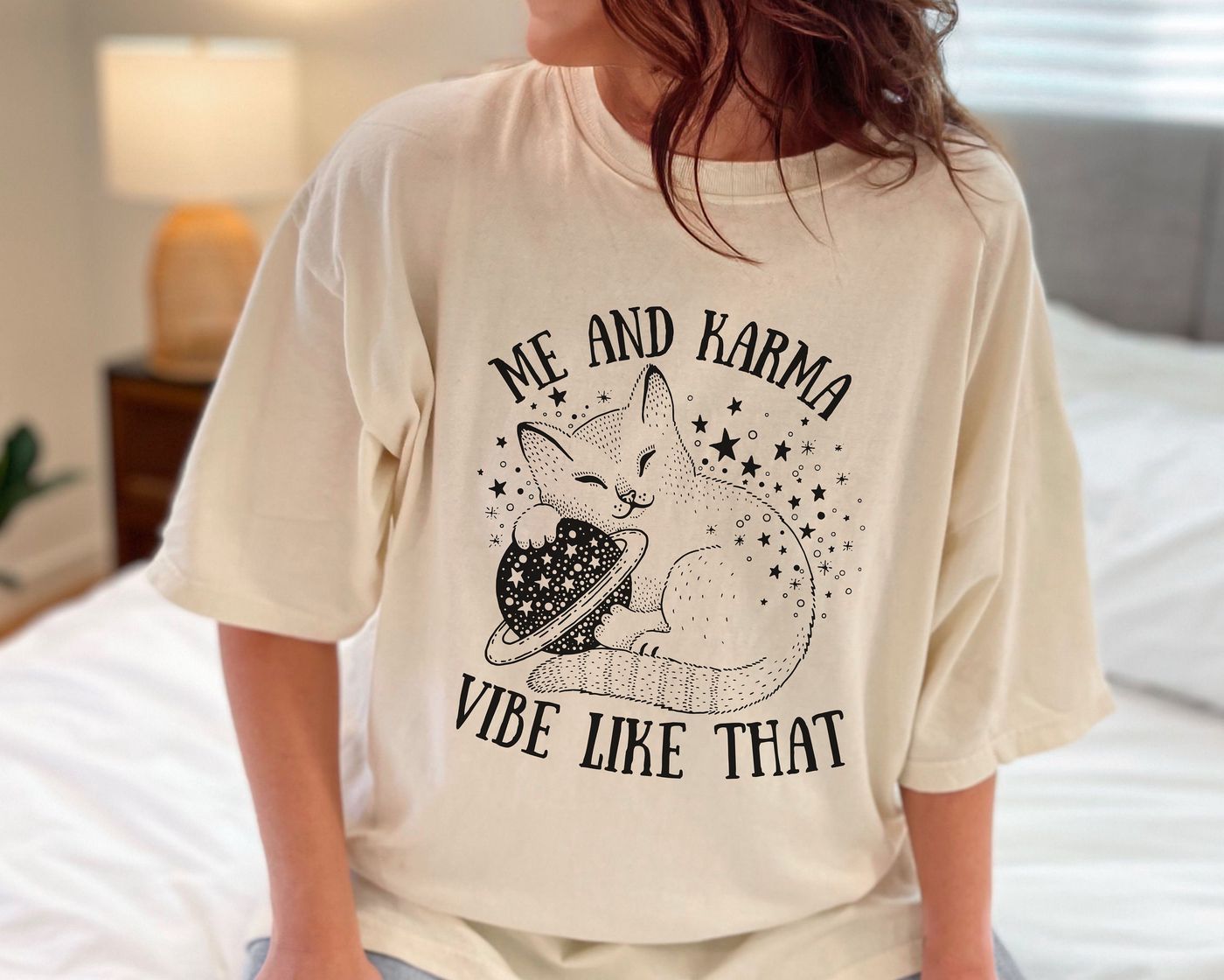 Taylor Swift Midnight Tee: Comfort Colors Me and Karma Vibe Like That Shirt – Anti Hero Cat Lover