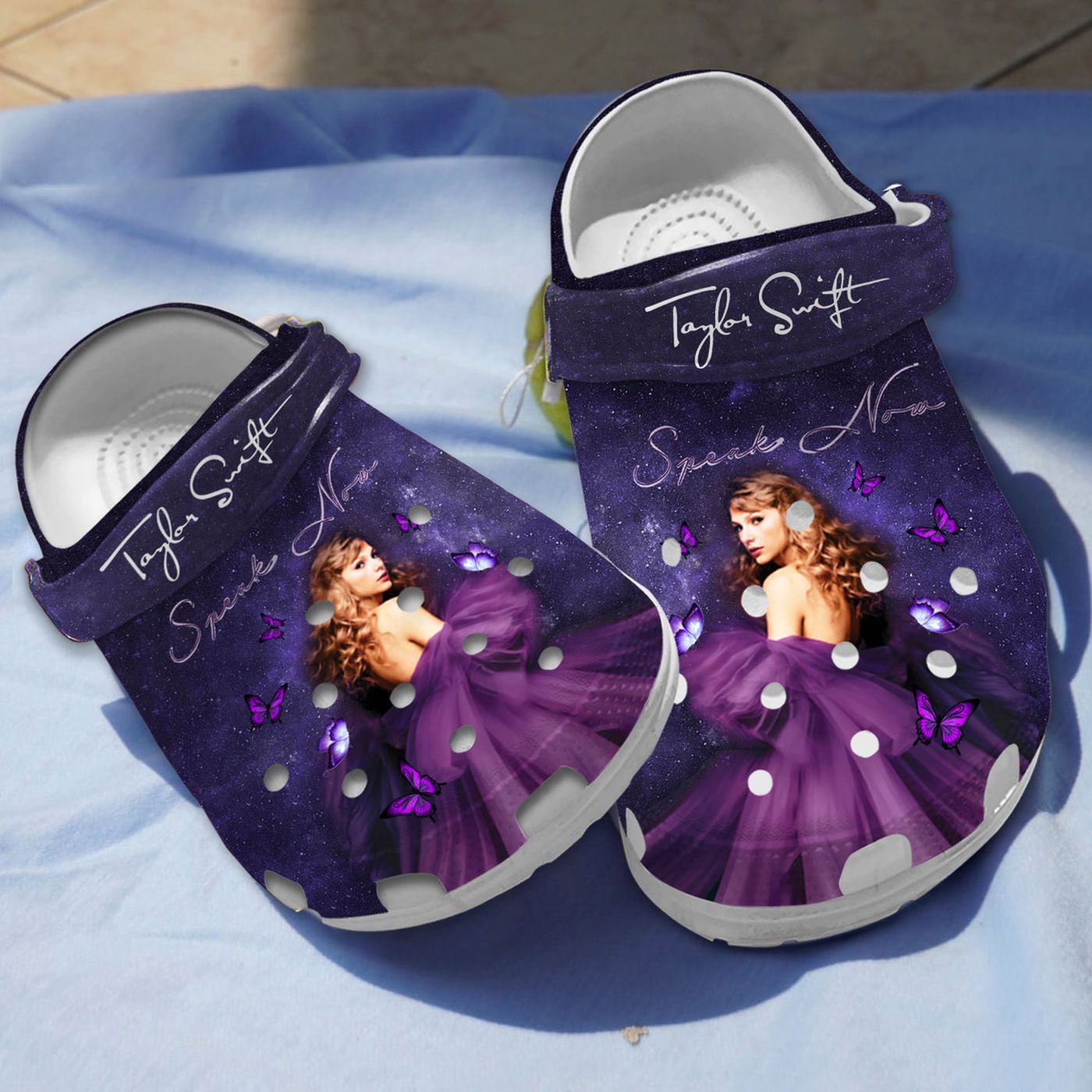 Taylor Swift Speak Now Purple Clogs – Comfy & Stylish Footwear for Swifties