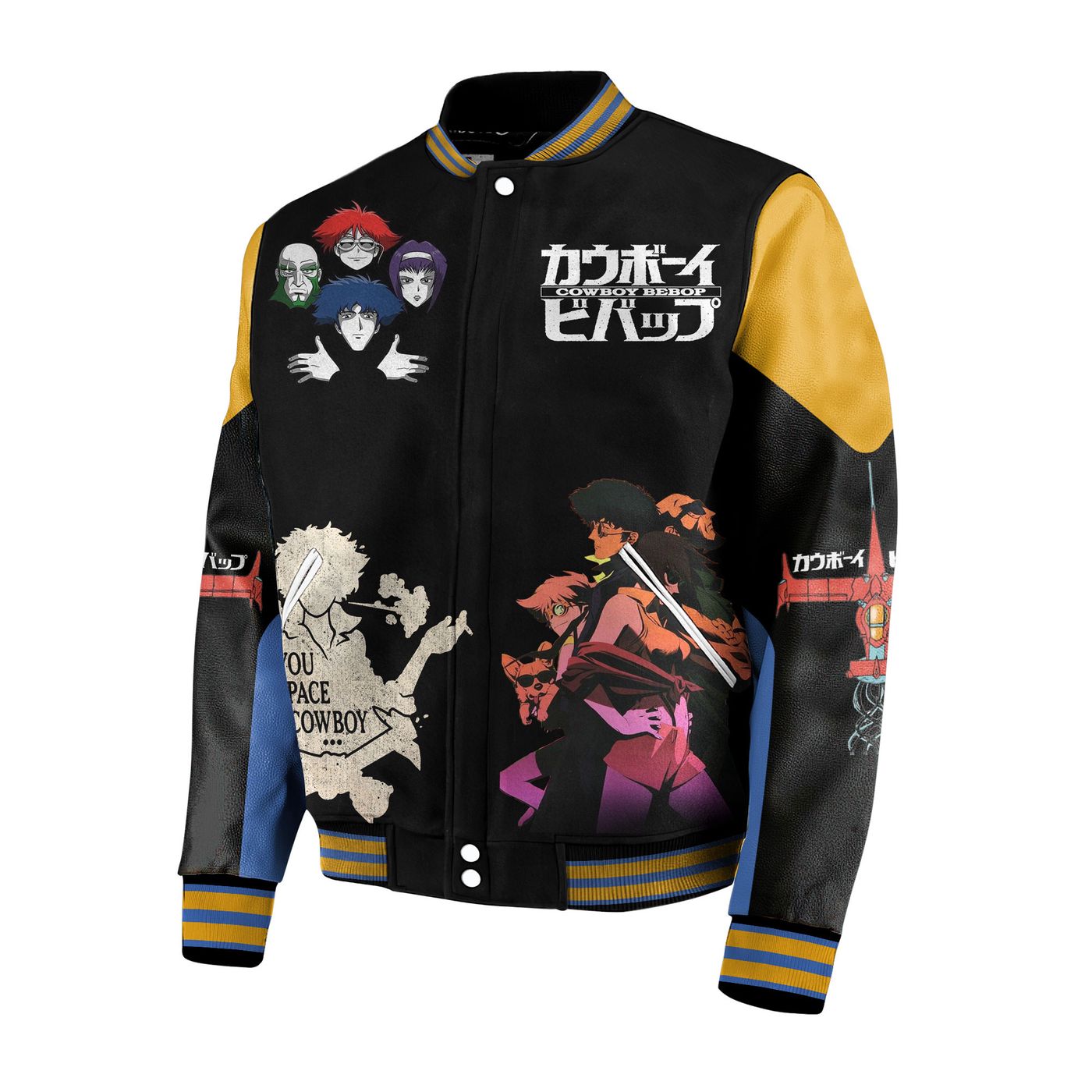 Cowboy Bebop New Premium Baseball Jacket Gift For Fan Cowboy Bebop New Premium Baseball Jacket Gift For Fan