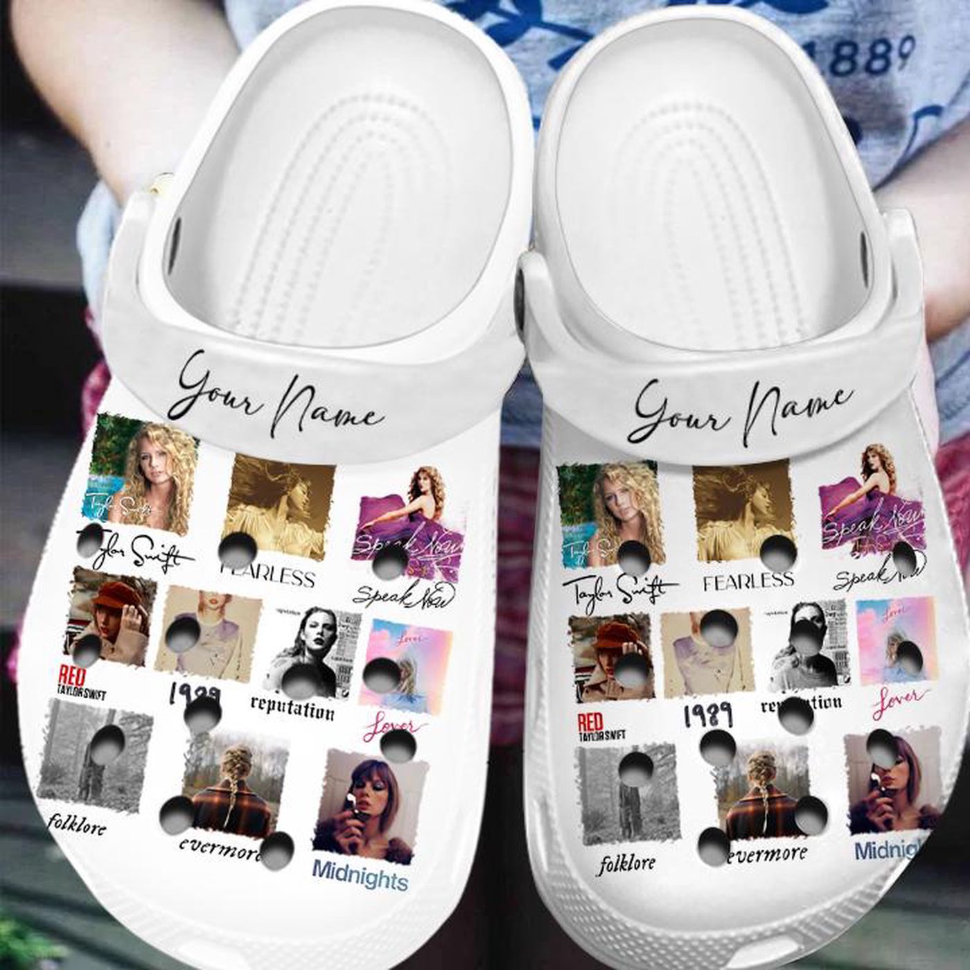 Unleash Your Style with Customized Taylor Swift Unisex Clogs – Personalized Comfort Made Just for You!