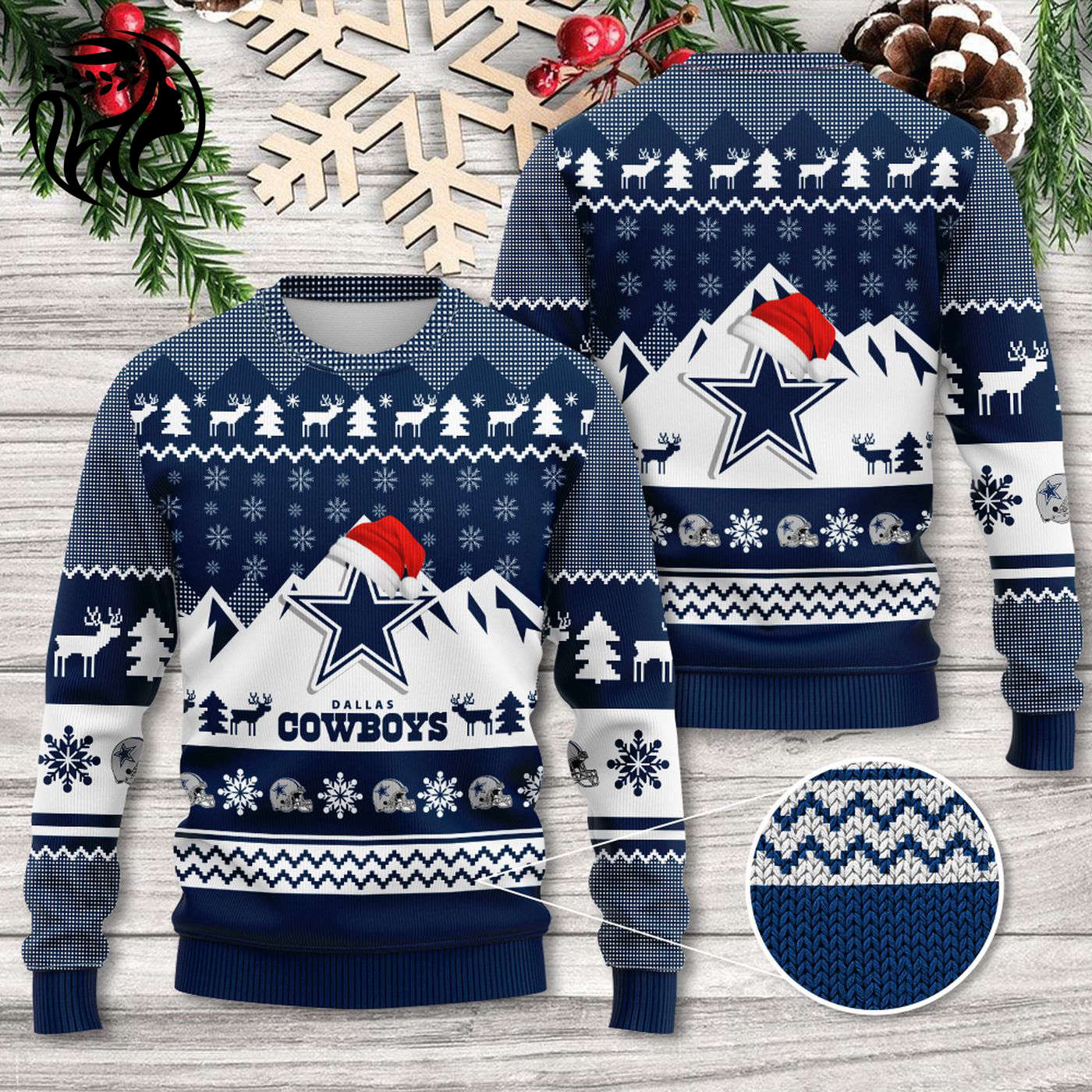 Dallas Cowboys 3D Ugly Sweater Gift – Gift for Men Women Christmas Day