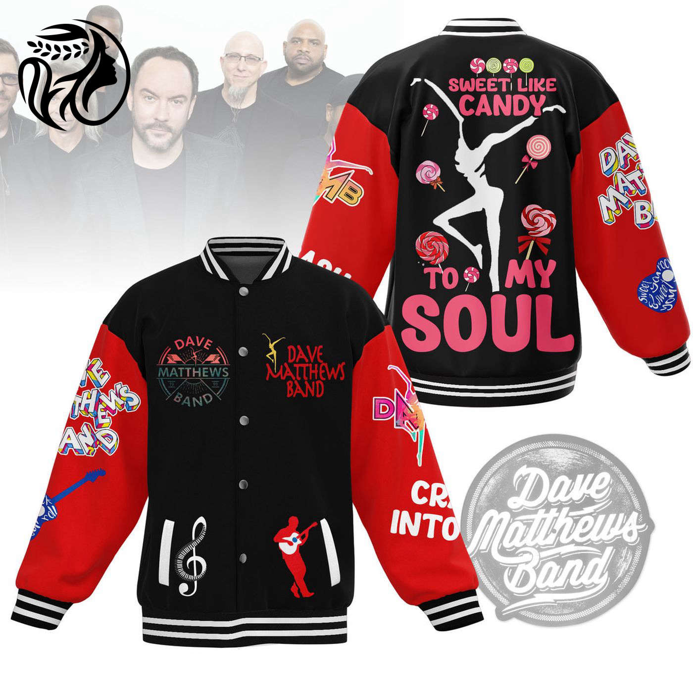 Dave Matthews Band New Premium Baseball Jacket Gift For Fan