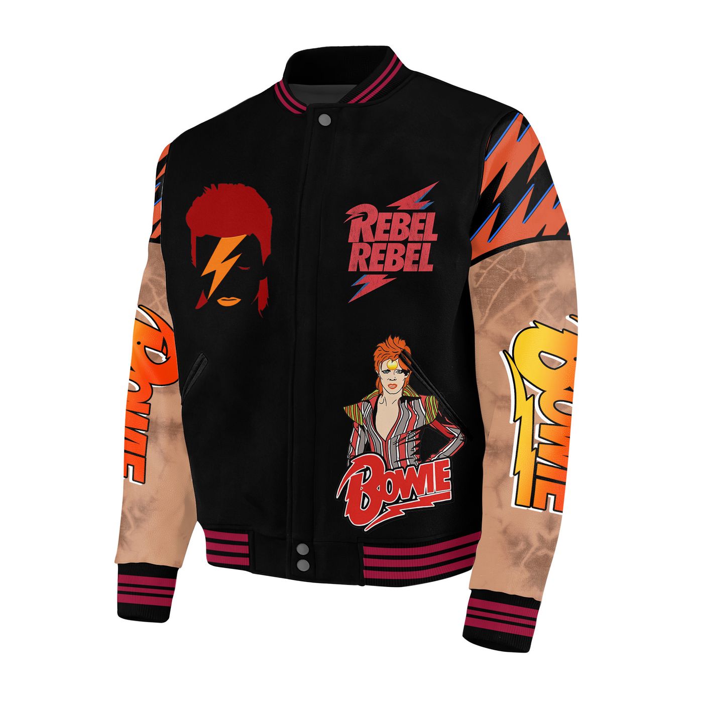 David Bowie New Premium Baseball Jacket Gift For Fan David Bowie New Premium Baseball Jacket Gift For Fan