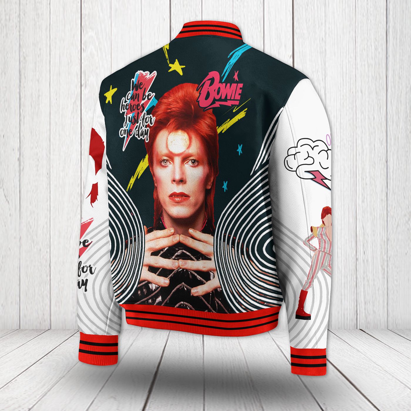David Bowie New Premium Baseball Jacket Gift For Fan David Bowie New Premium Baseball Jacket Gift For Fan