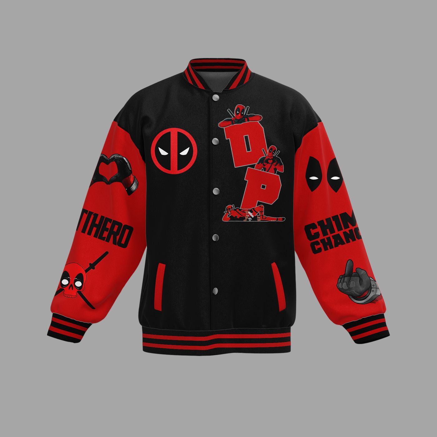 Deadpool New Premium Baseball Jacket Gift For Fan Deadpool New Premium Baseball Jacket Gift For Fan