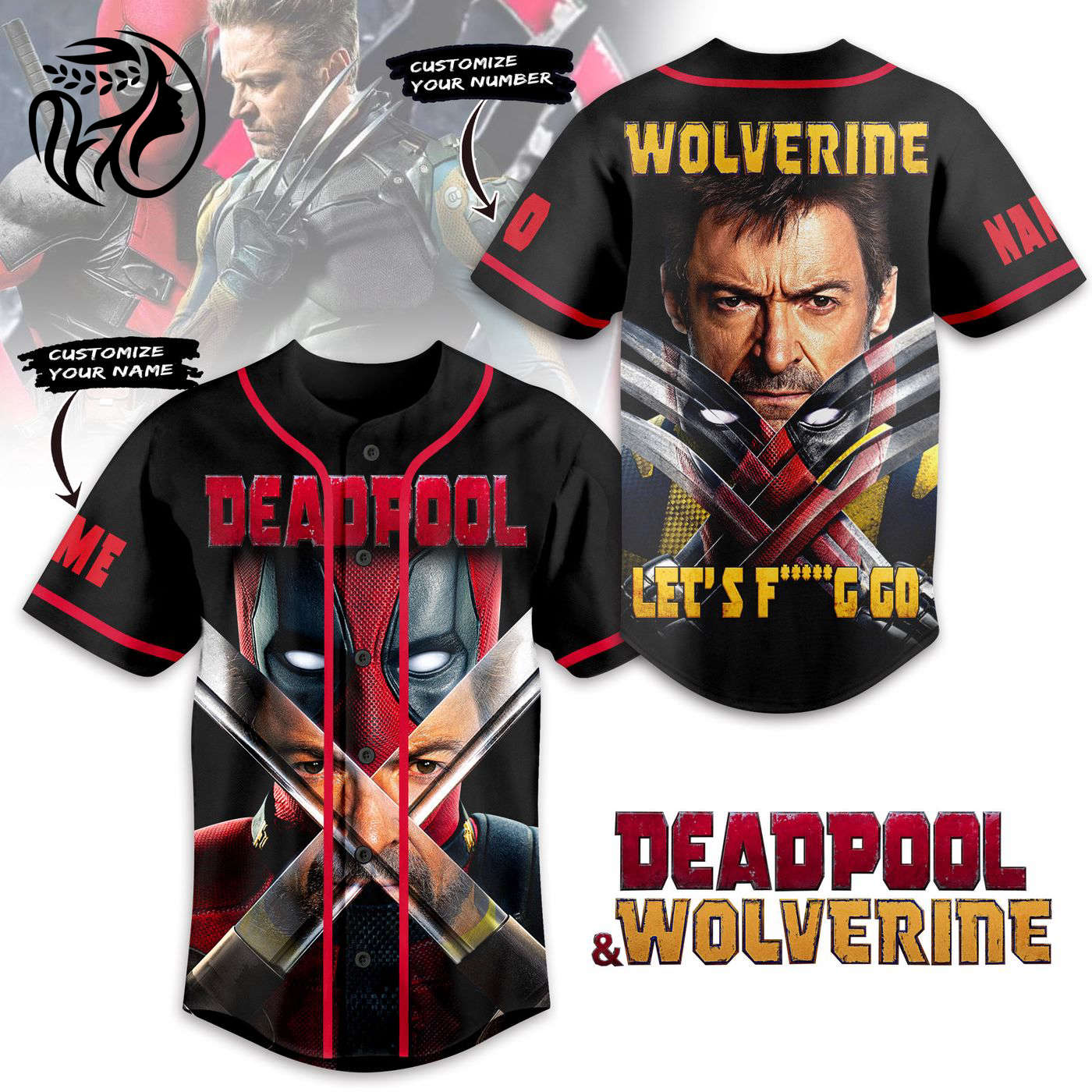 Deadpool & Wolverine Baseball Jersey For Men Women And Kids Gift
