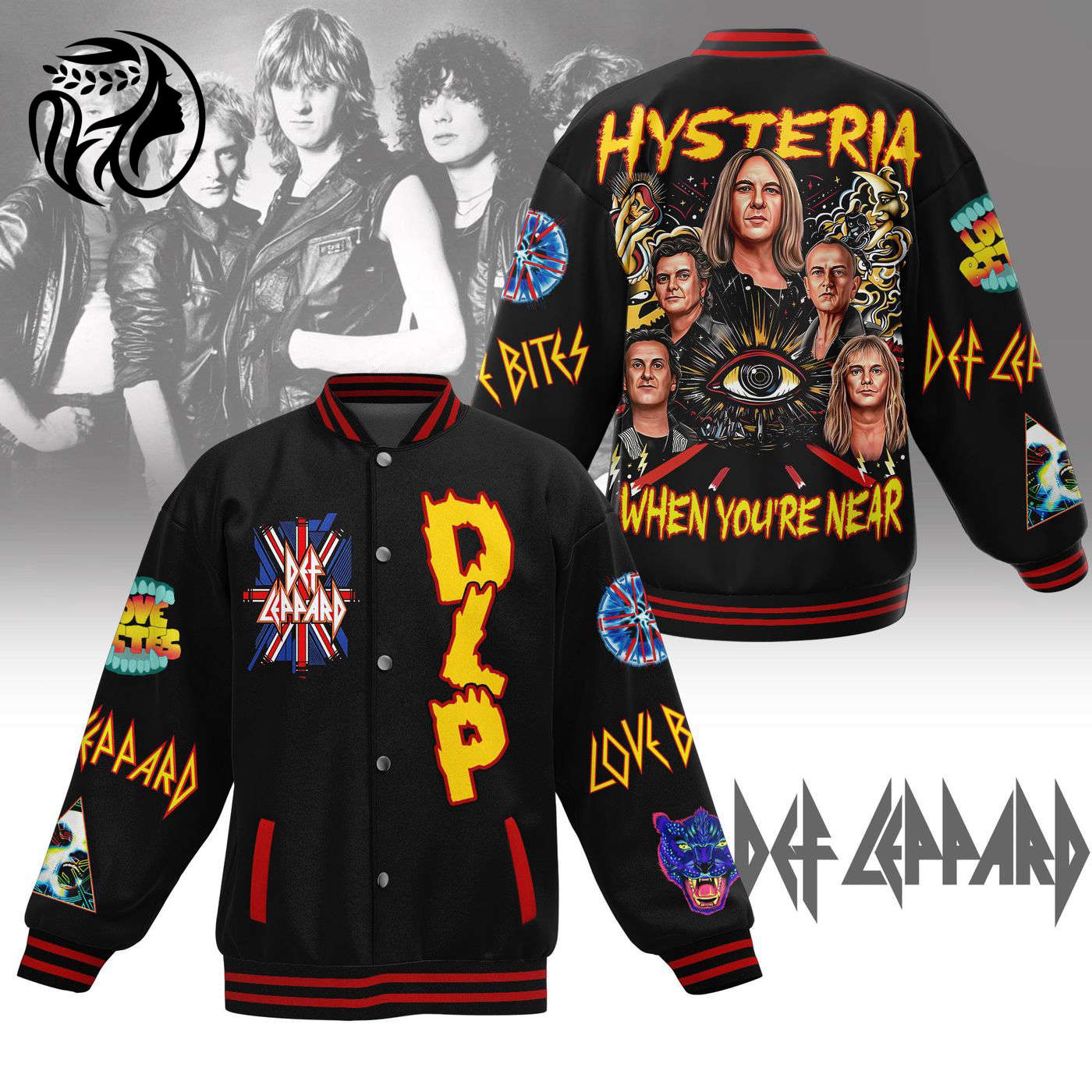 Def Leppard New Premium Baseball Jacket Gift For Fan