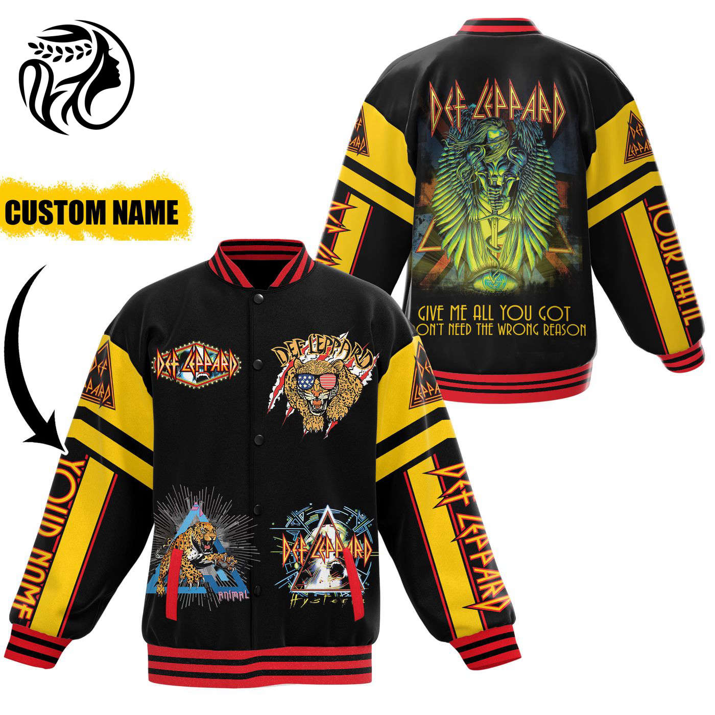 Def Leppard New Premium Baseball Jacket Gift For Fan