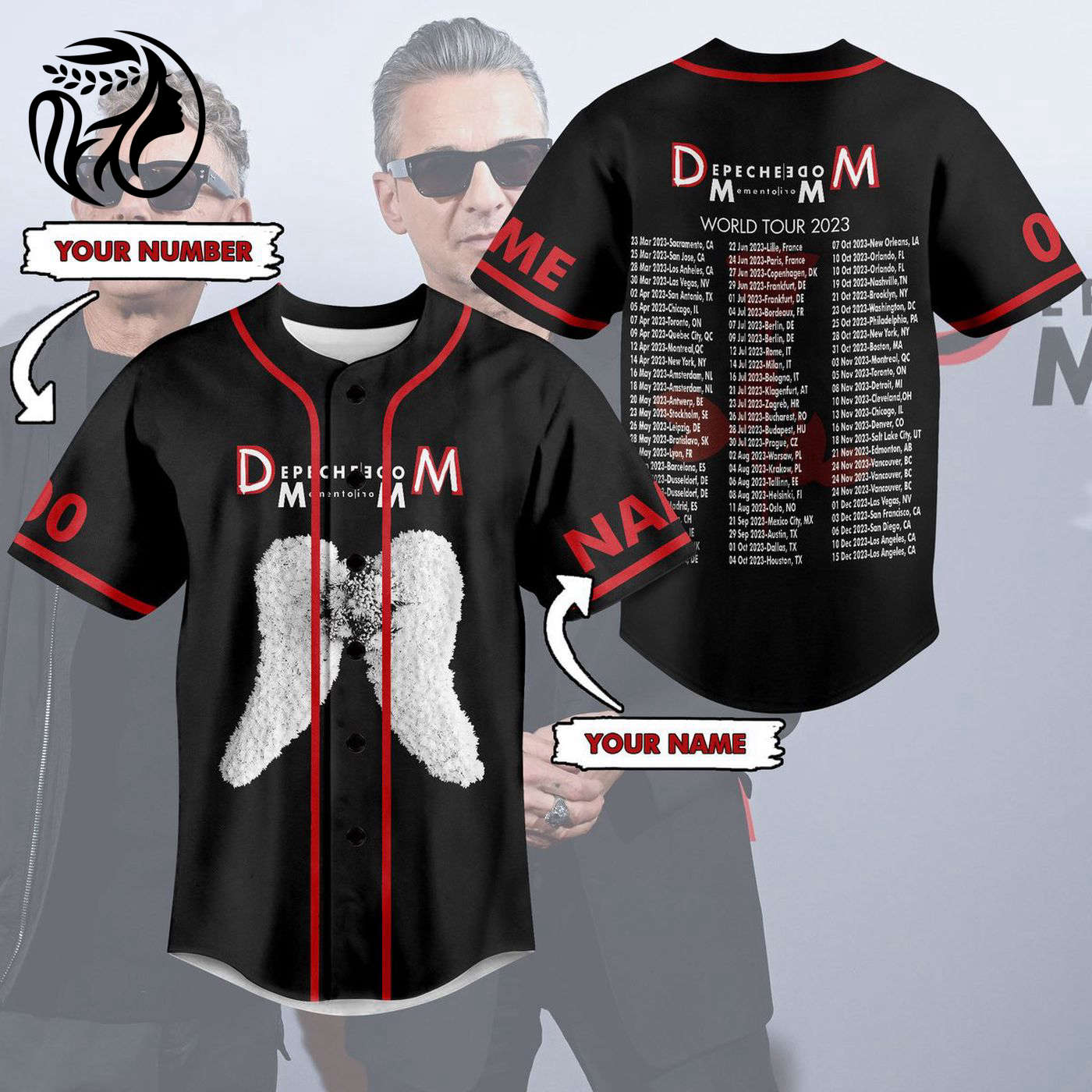 Depeche Mode Baseball Jersey For Men Women And Kids Gift