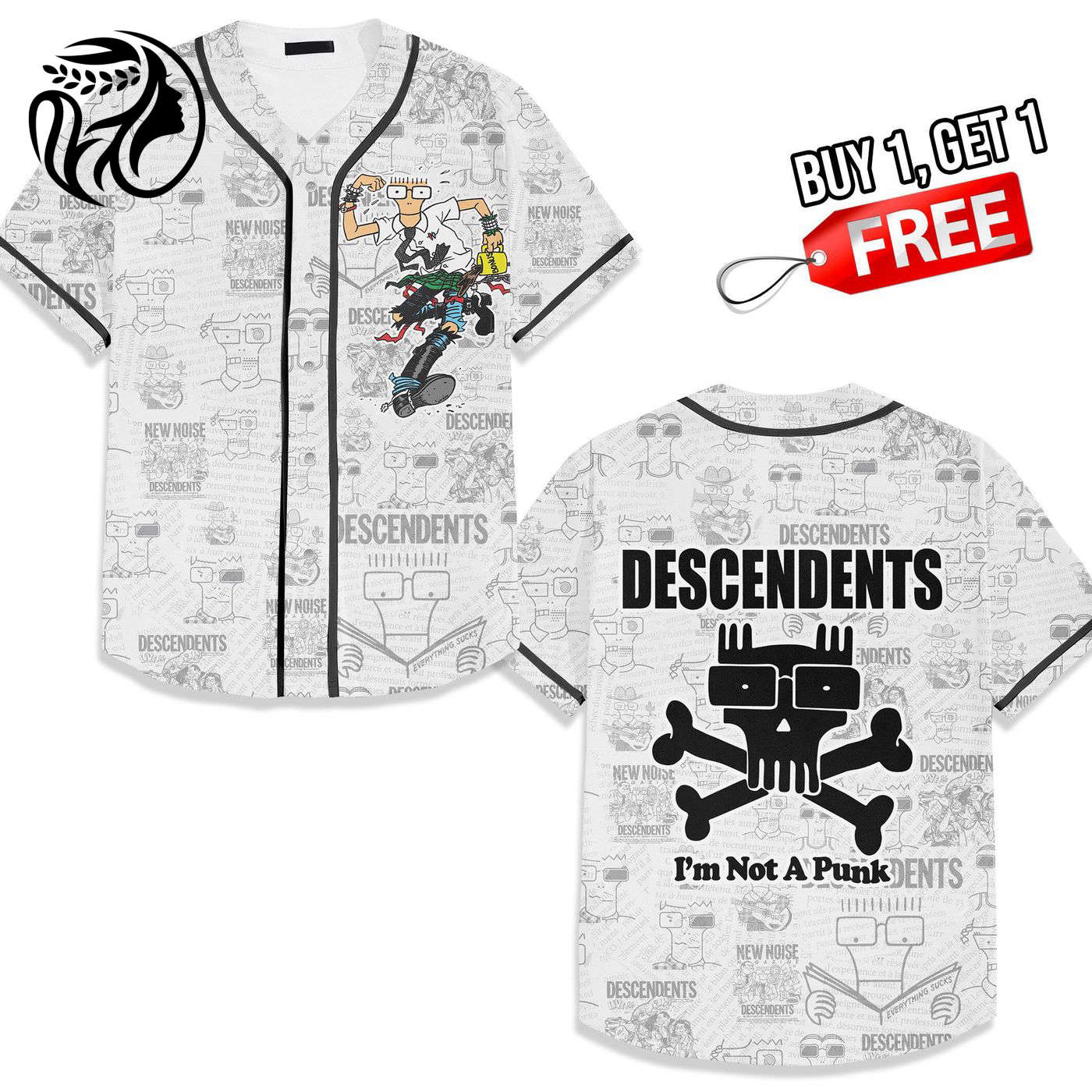 Descendents Baseball Jersey For Men Women And Kids Gift