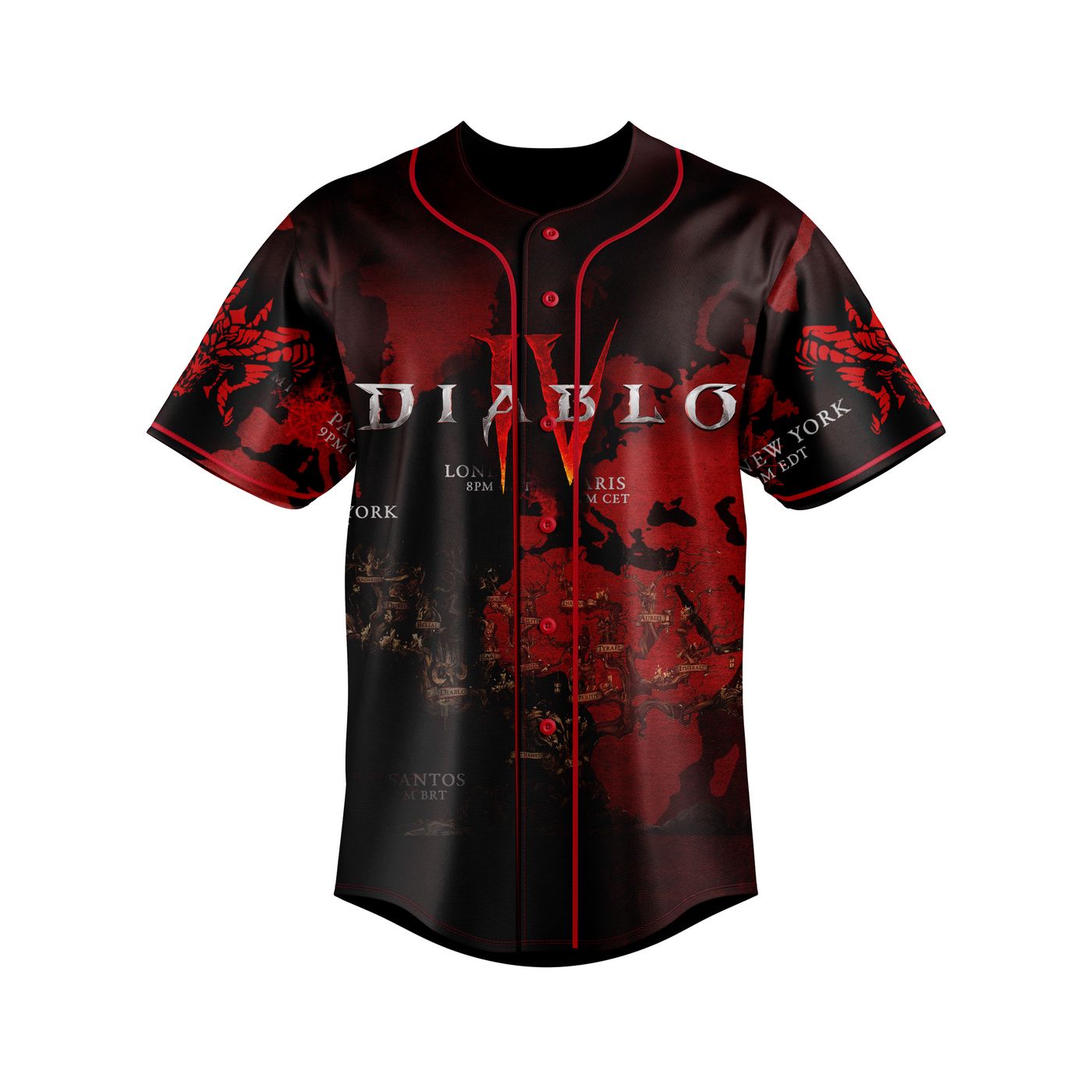 Diablo Baseball Jersey For Men Women And Kids Gift
