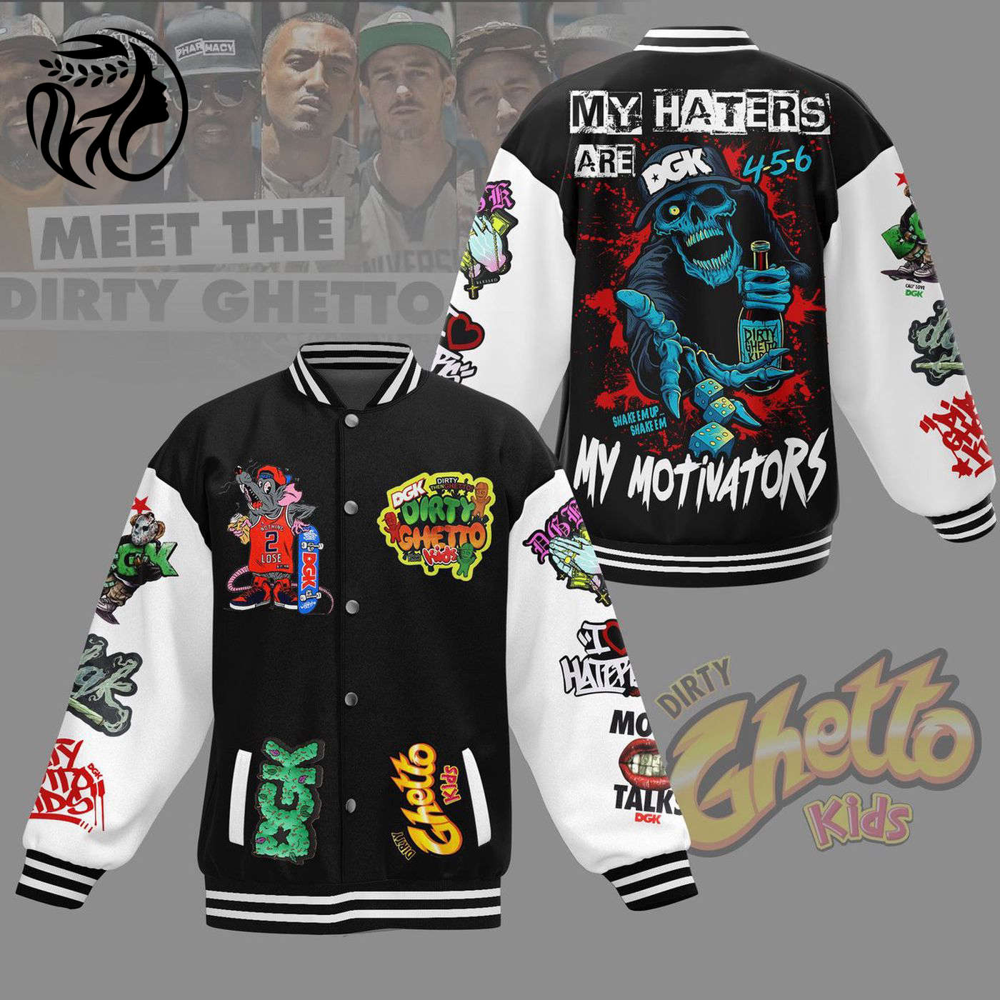 Dirty Ghetto Kids New Premium Baseball Jacket Gift For Fan