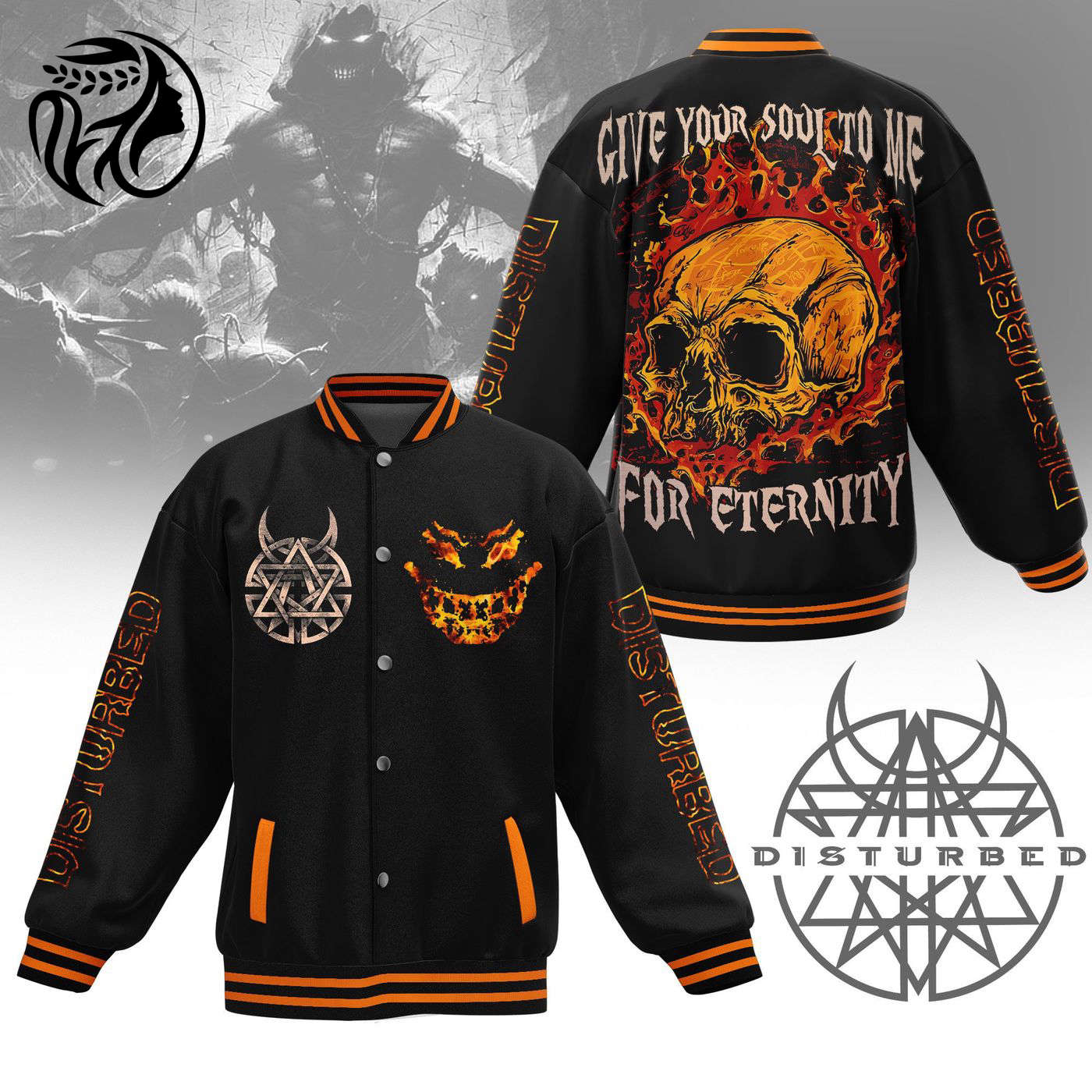 Disturbed New Premium Baseball Jacket Gift For Fan