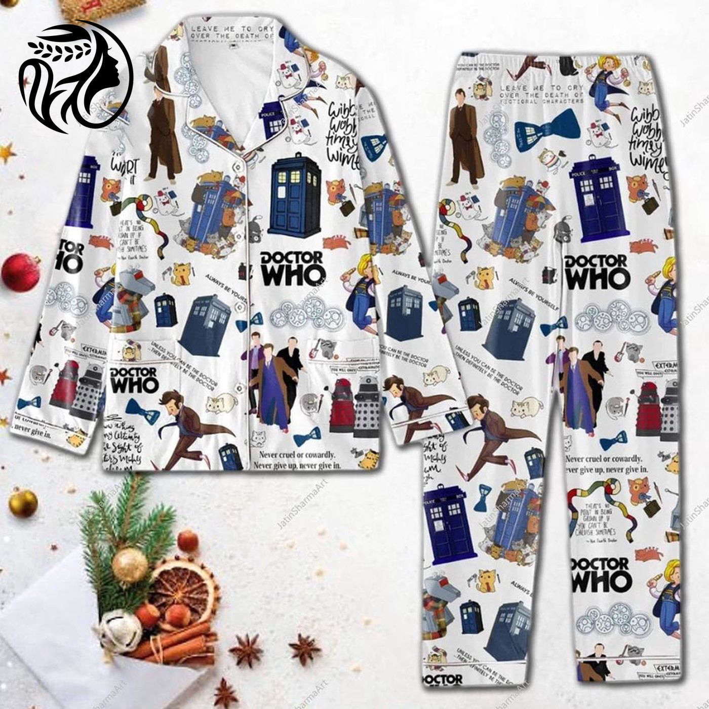 Stylish Doctor Who Women s Pajamas Set for Movie Nights – Shop Now!